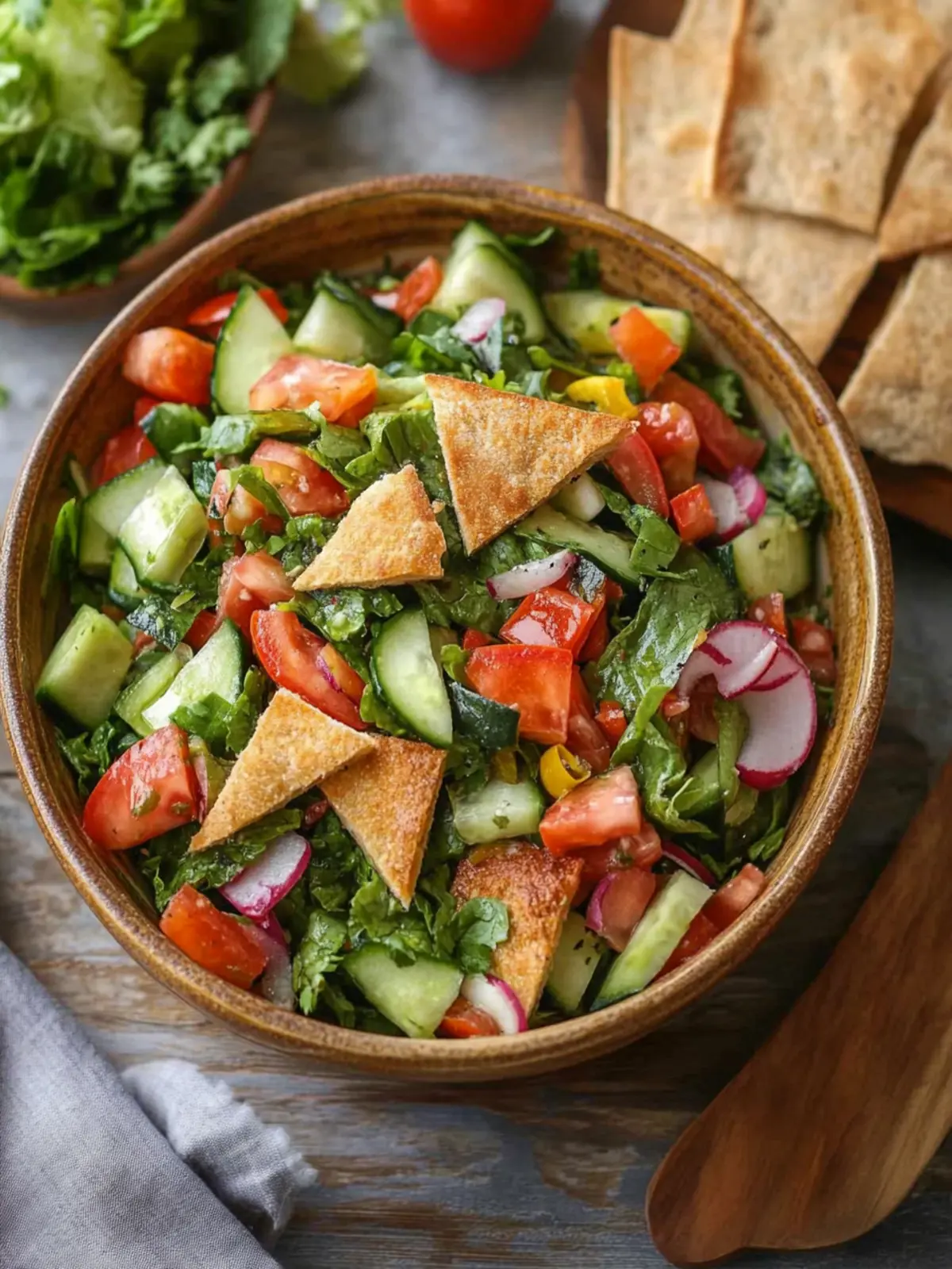 Zesty Authentic Fattoush Salad: Refresh Your Dinner Tonight 5 Authentic Fattoush Salad