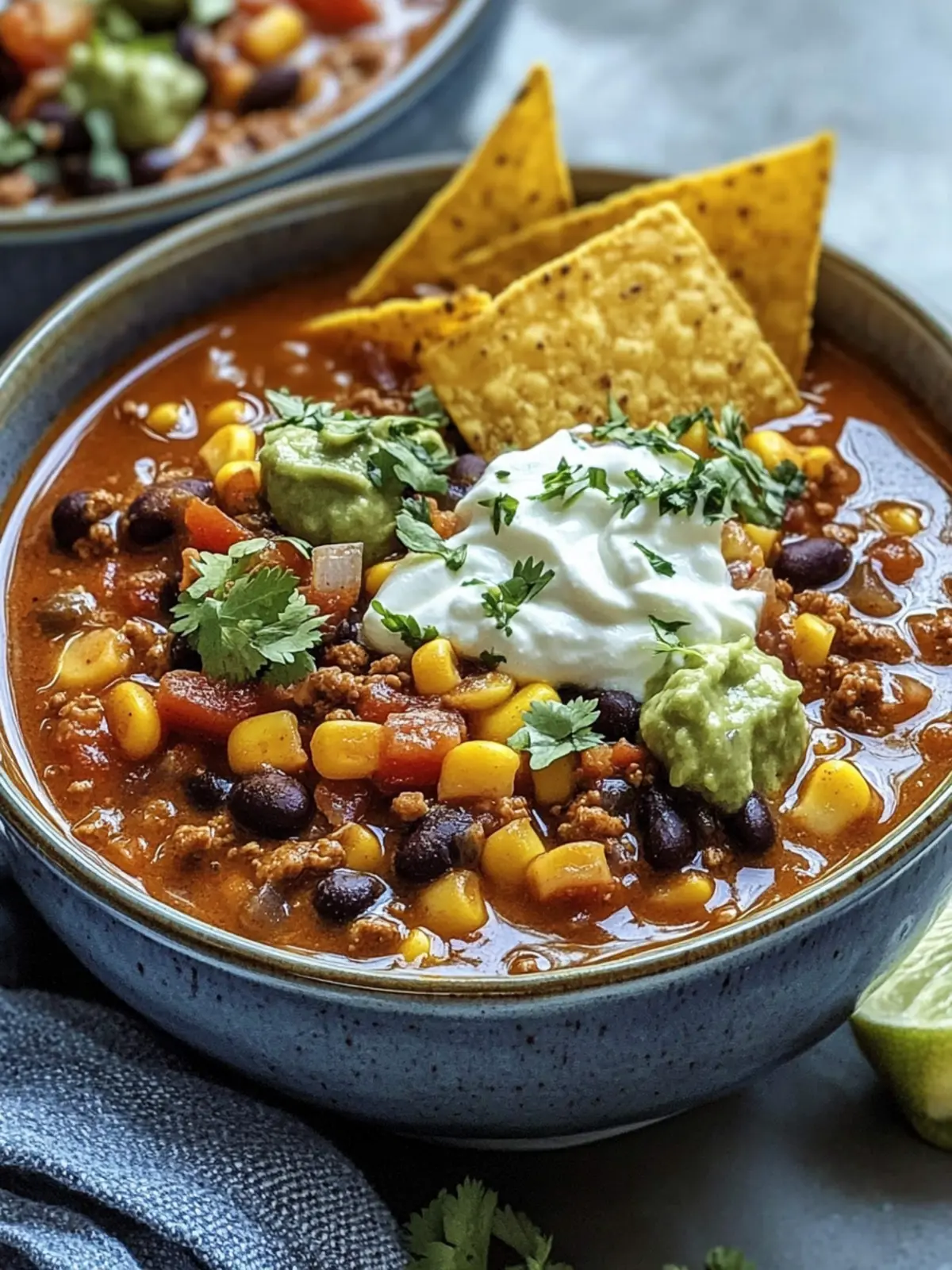 Tex-Mex Taco Soup: A Hearty Bowl of Comfort in 45 Minutes 4 Tex-Mex Taco Soup