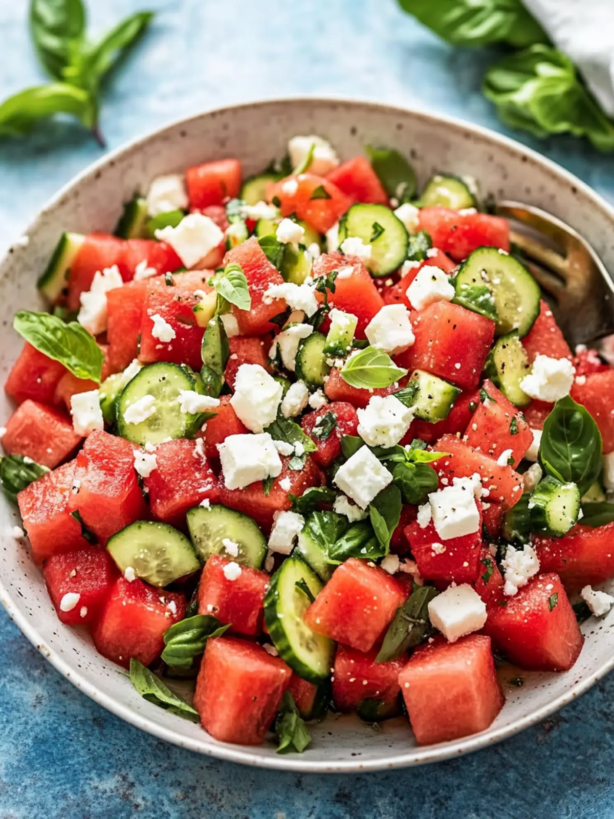 Refreshing Watermelon Salad with Honey-Lime Bliss 4 Watermelon Salad