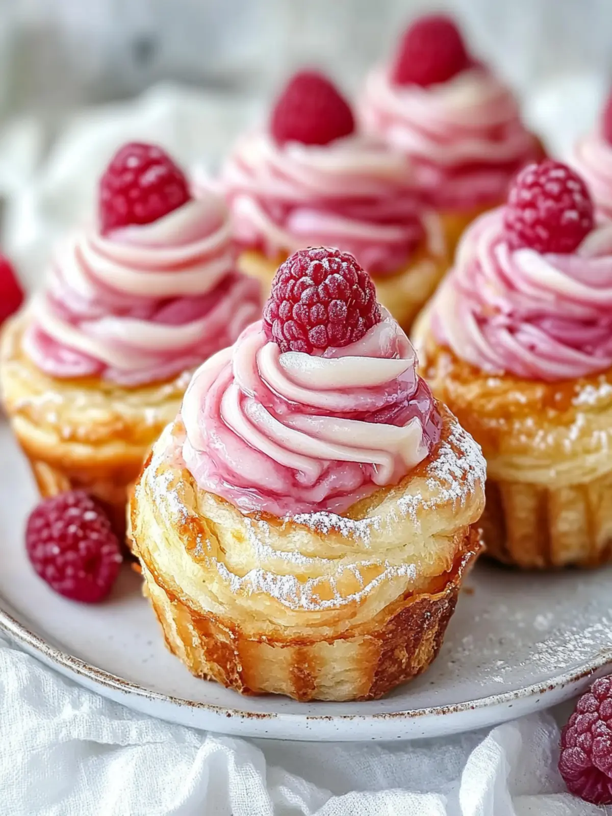 Raspberry Cream Cheese Cruffins: Flaky Bliss Awaits You 5 Raspberry Cream Cheese Cruffins