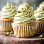 Irresistibly Moist Pistachio Cupcakes with Creamy Frosting 6 Pistachio Cupcakes