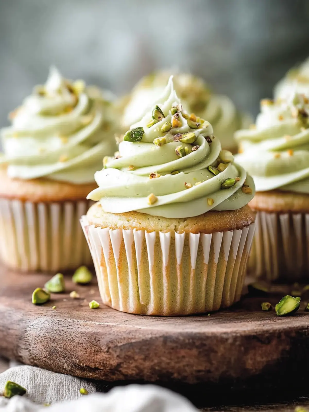 Irresistibly Moist Pistachio Cupcakes with Creamy Frosting 5 Pistachio Cupcakes