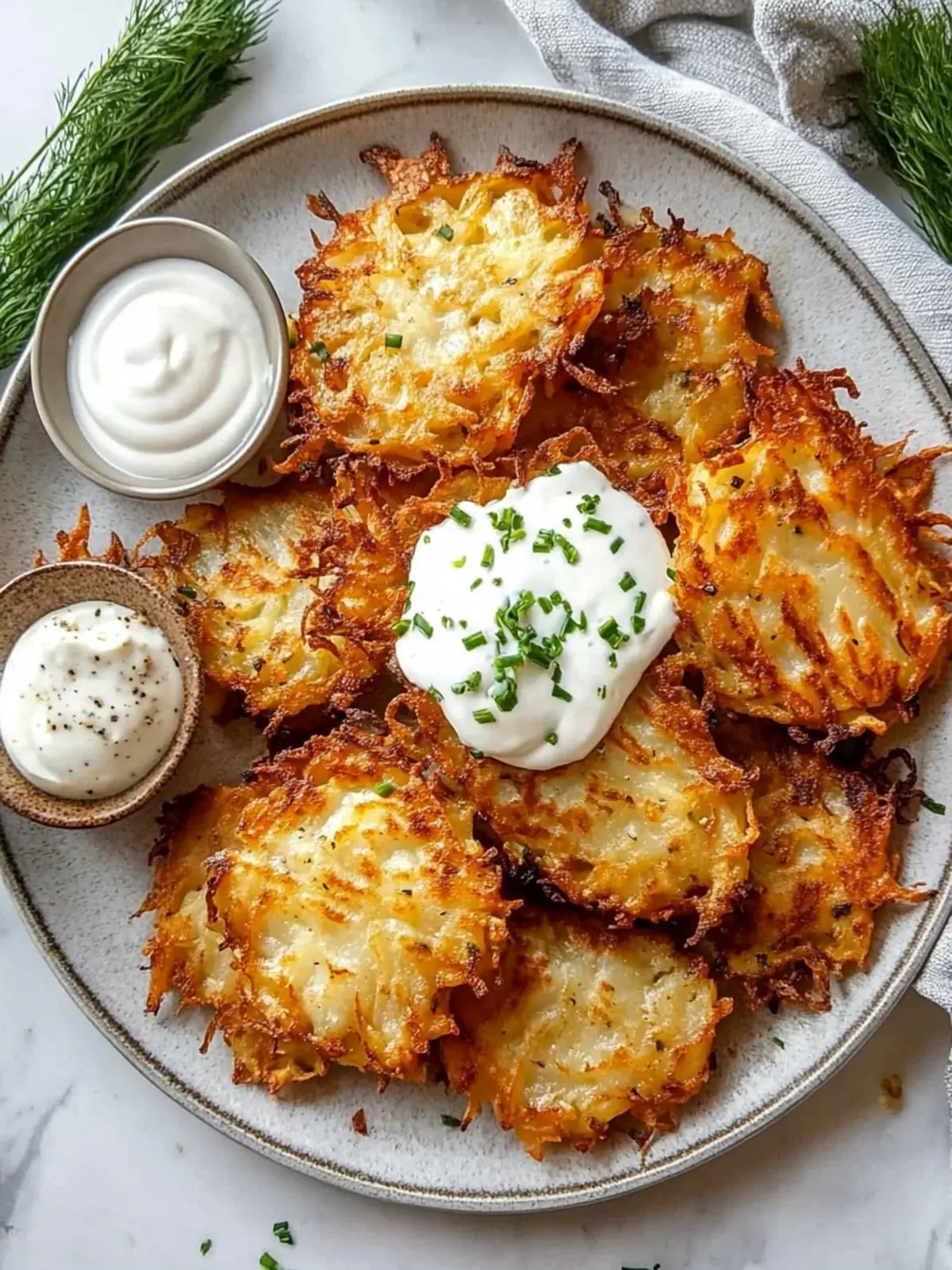 Light & Crispy Potato Latkes You'll Crave After One Bite 2 Light & Crispy Potato Latkes!