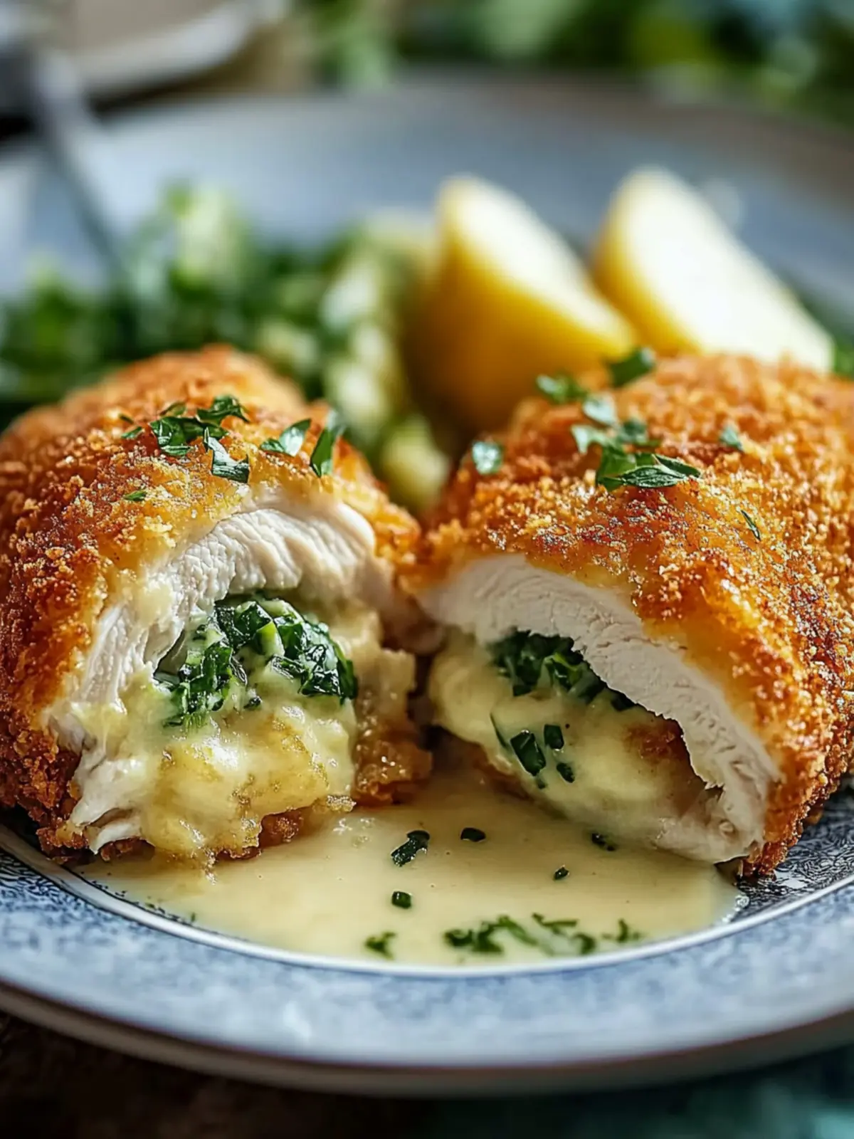 Mouthwatering Chicken Kiev: Golden Crunch with Herb Explosion 3 chicken kiev