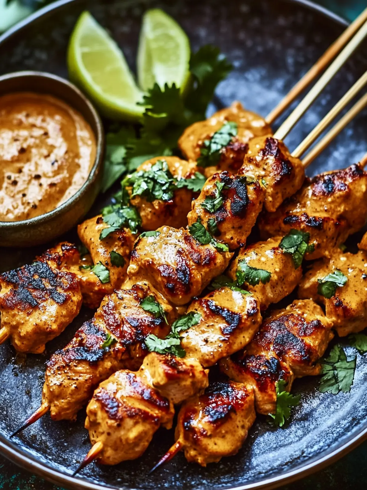 Savory Indonesian Chicken Satay with Creamy Peanut Sauce Delight 5 Indonesian Chicken Satay with Peanut Sauce