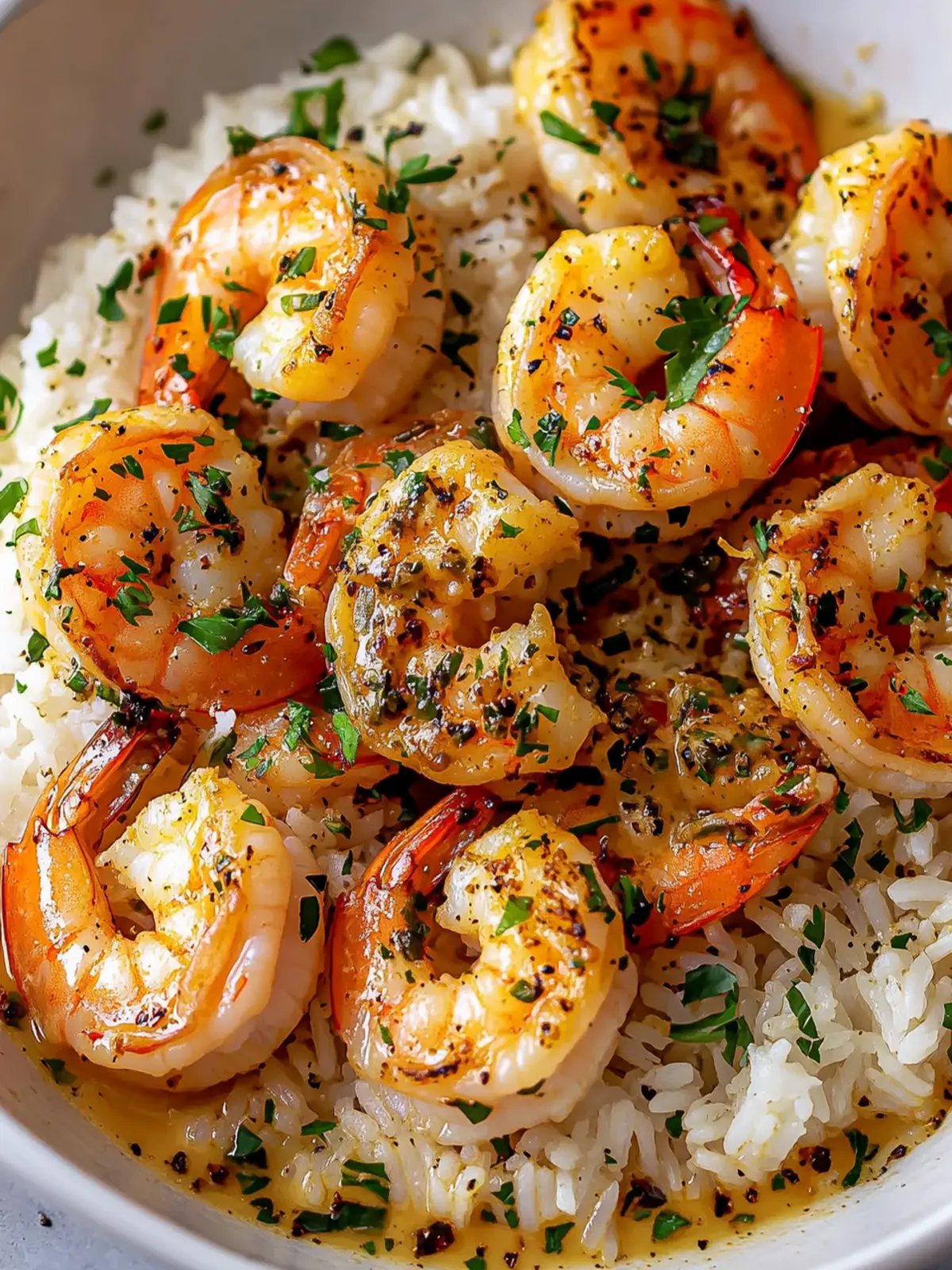 Quick & Easy Creamy Garlic Butter Shrimp with Rice Delight 3 Creamy Garlic Butter Shrimp with Rice