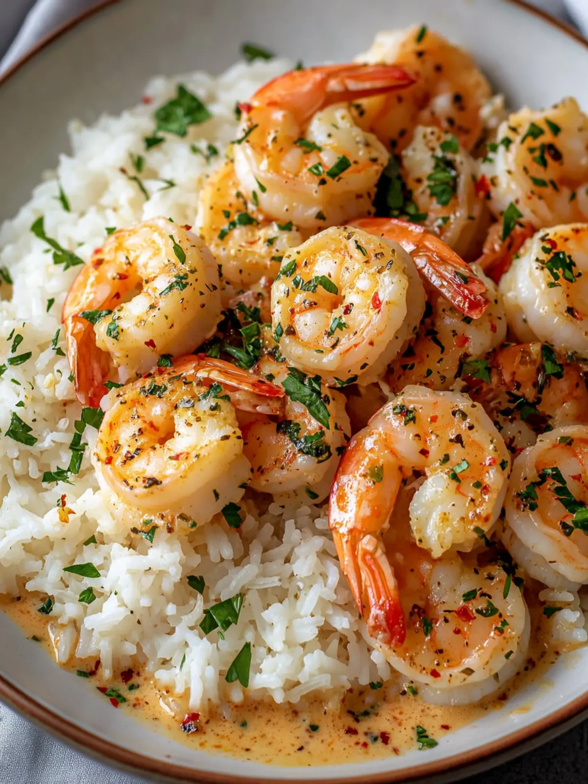 Quick & Easy Creamy Garlic Butter Shrimp with Rice Delight 5 Creamy Garlic Butter Shrimp with Rice