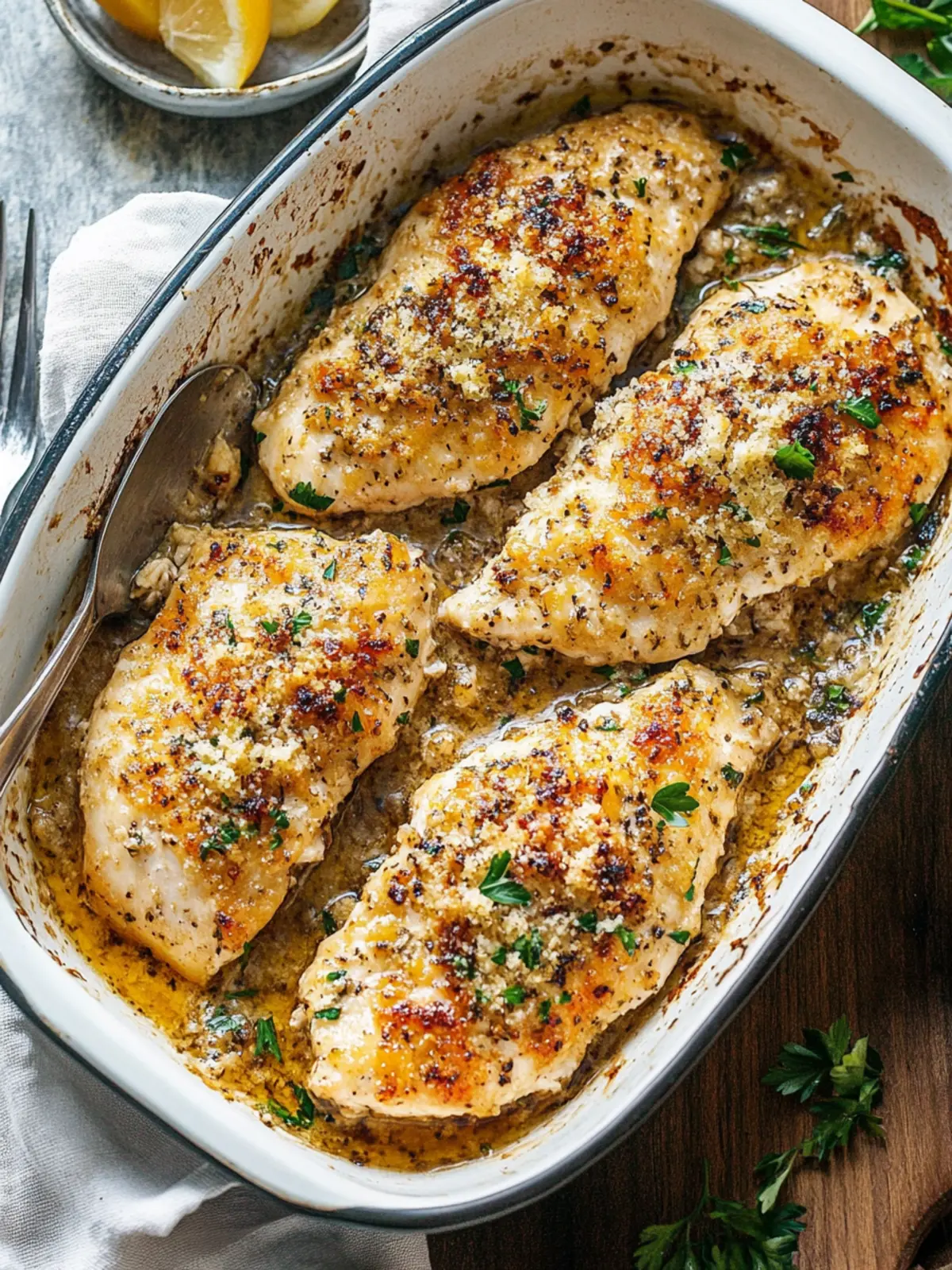 Garlic Parmesan Chicken Bake: Easy, Irresistible Comfort Food 5 Garlic Parmesan Chicken Bake