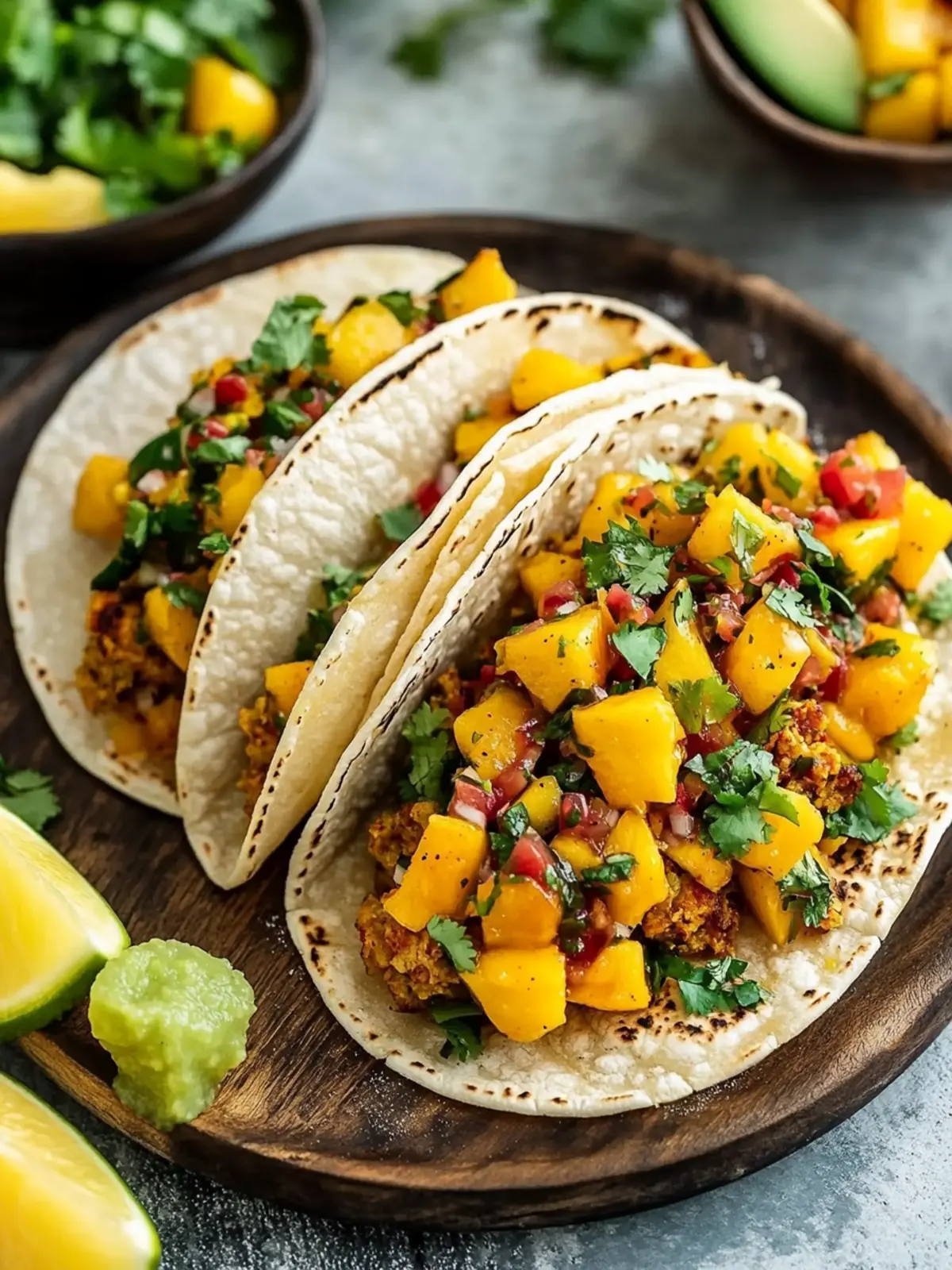 Indian Spiced Tacos with Mango Salsa for Tasty Weeknight Fun 2 Indian Spiced Tacos with Mango Salsa