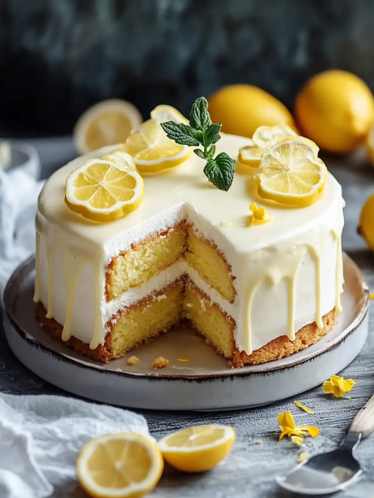 Lemon Lush Cake: Your Easy No-Bake Dessert Delight 5 Lemon Lush Cake