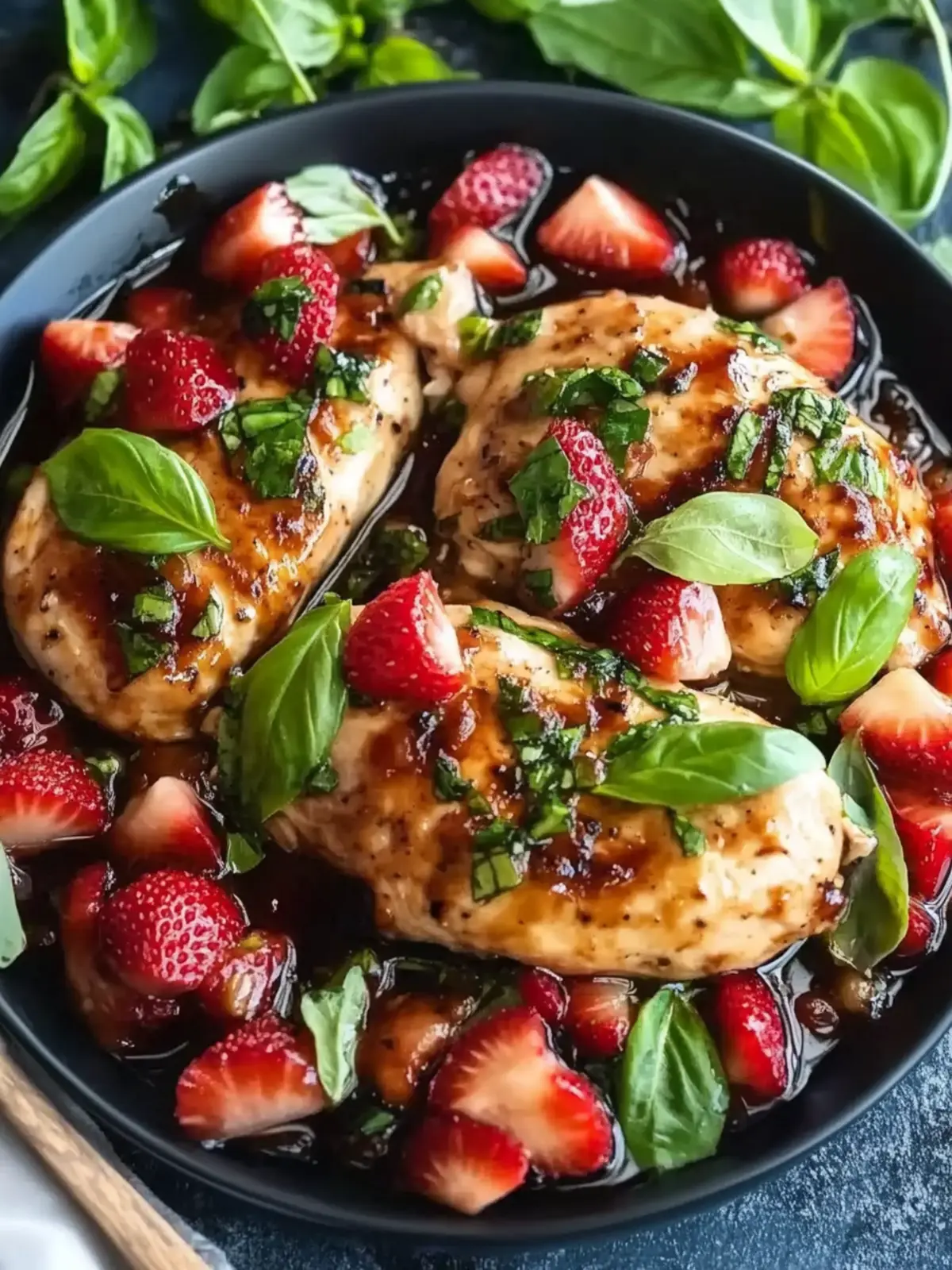 Strawberry Basil Chicken: A Refreshing Summer Festivity 2 Strawberry Basil Chicken