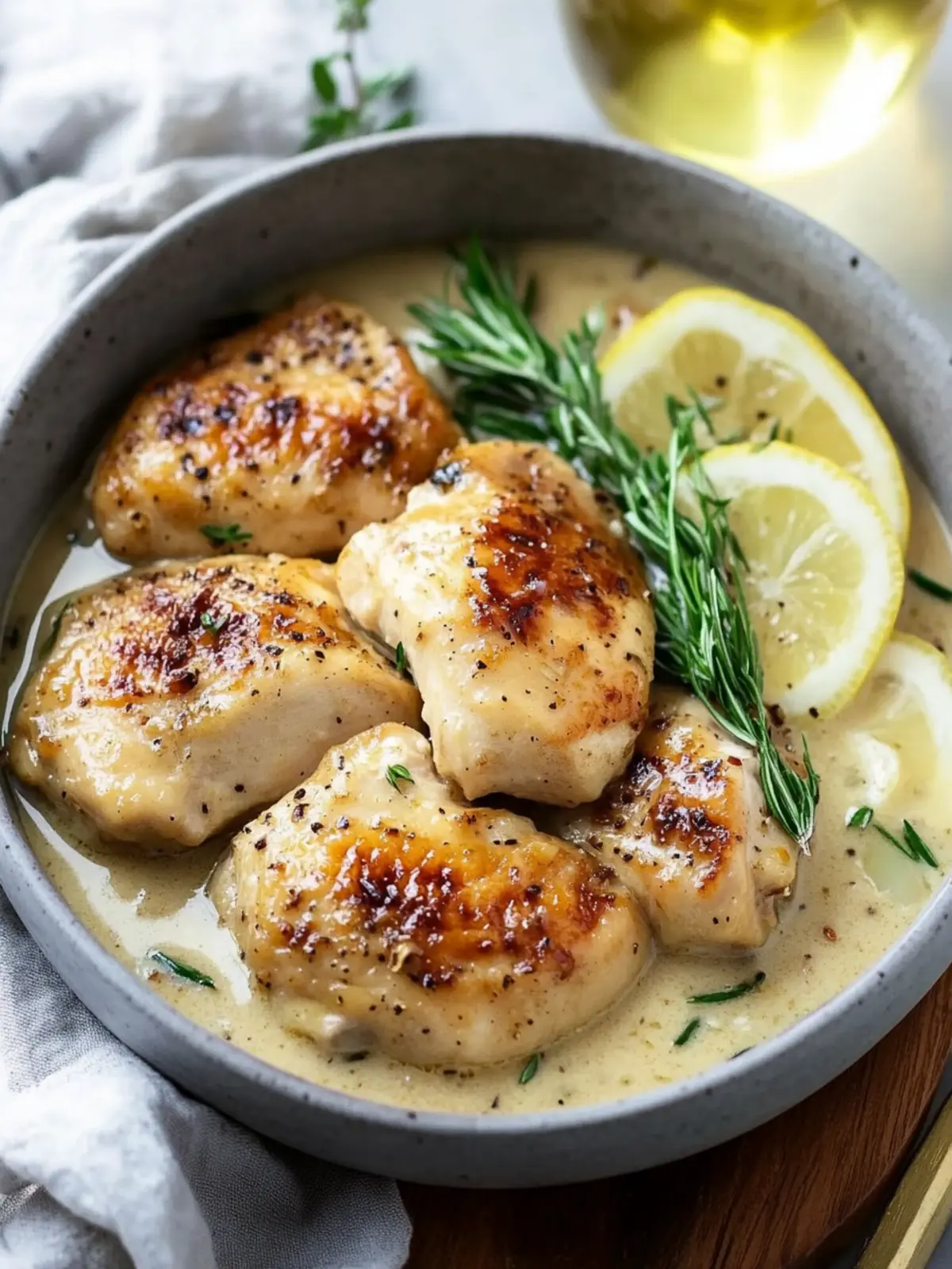 Delicious Chicken in White Wine Sauce for Cozy Nights 4 Chicken in White Wine Sauce
