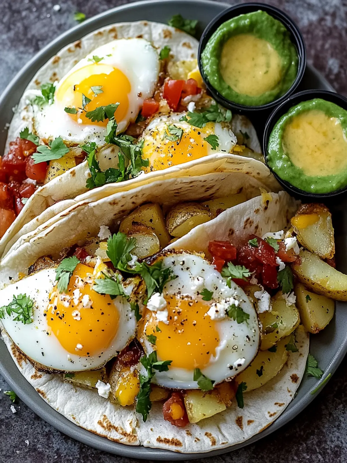 Delicious Potato, Egg, and Cheese Breakfast Tacos to Savor 5 Potato, Egg, and Cheese Breakfast Tacos