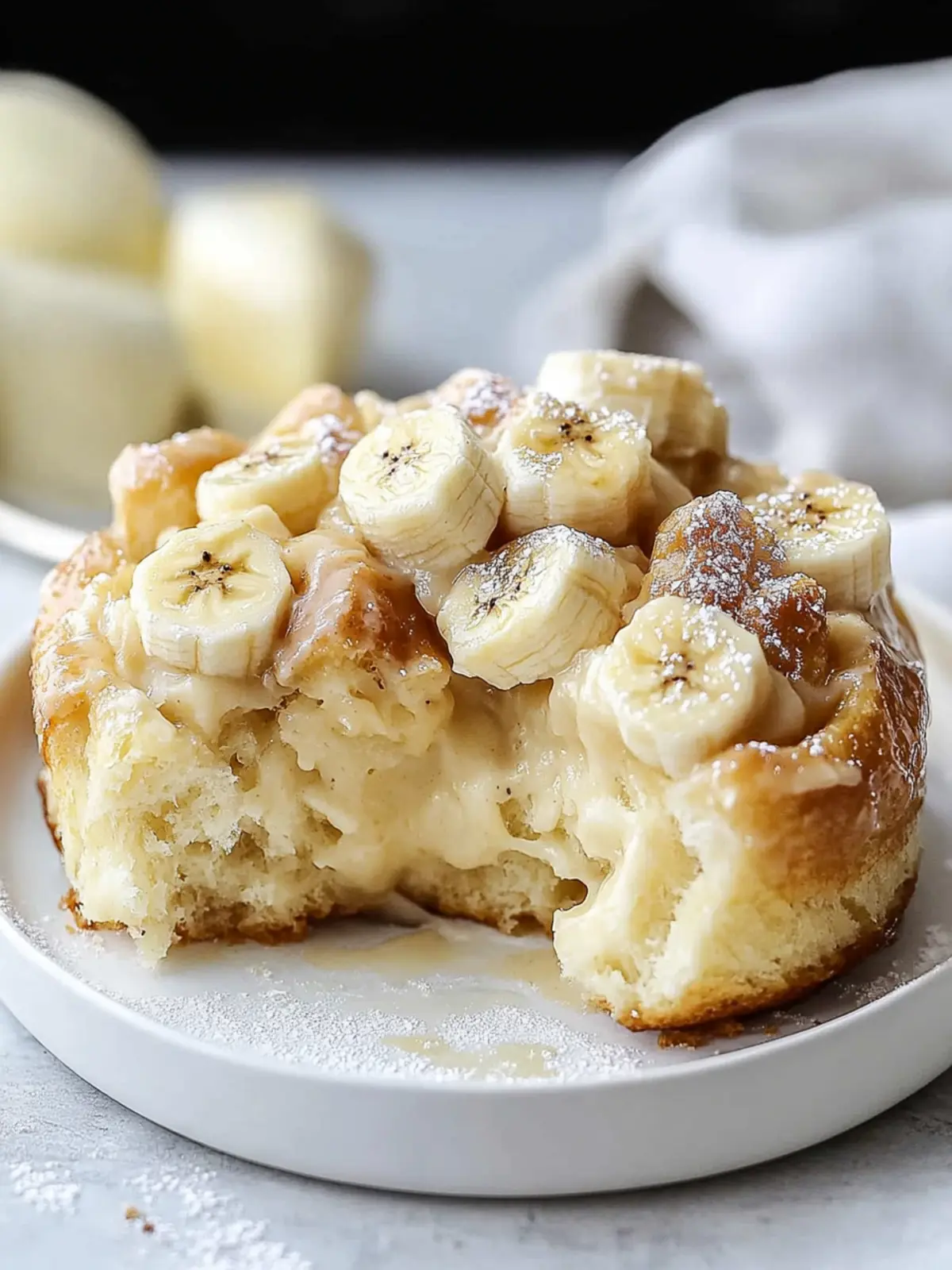 Indulge in Homemade Banana Cream Sweet Rolls Bliss 2 Banana Cream Sweet Rolls