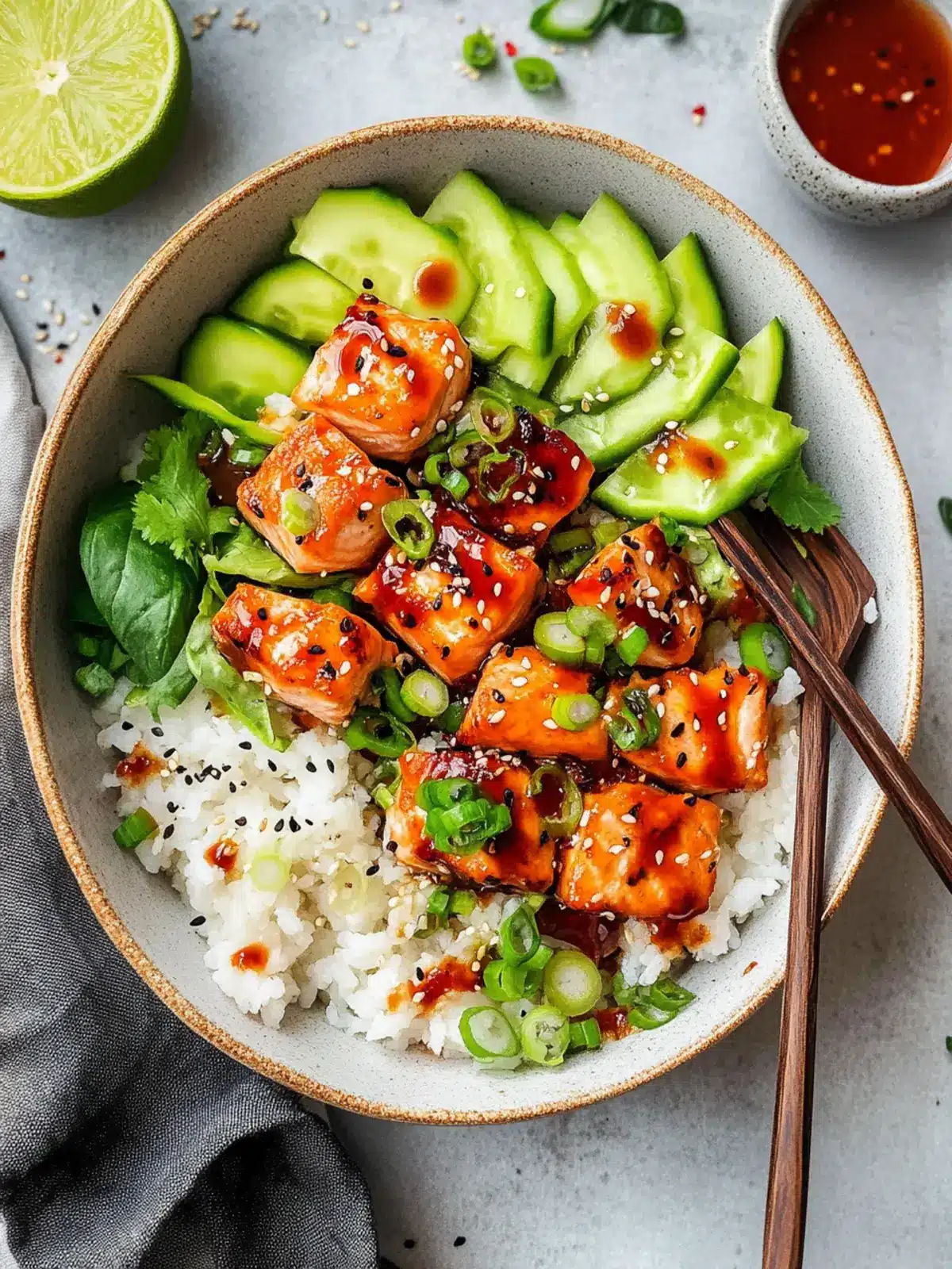 Savory Honey Sriracha Salmon Bowls You’ll Crave Tonight 5 Honey Sriracha Salmon Bowls