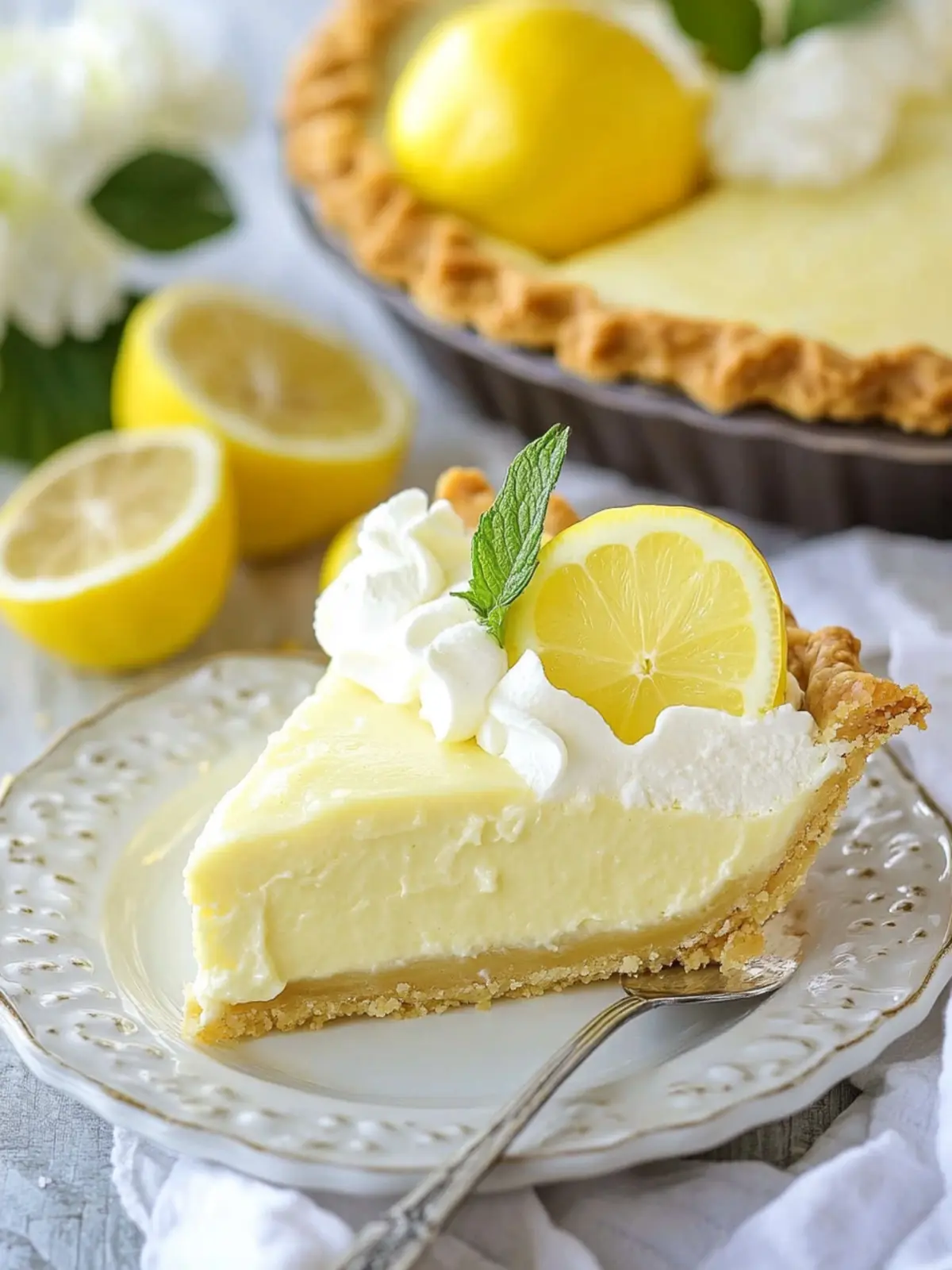 Irresistible Lemon Mascarpone Cream Pie That's a Slice of Heaven 4 Lemon Mascarpone Cream Pie