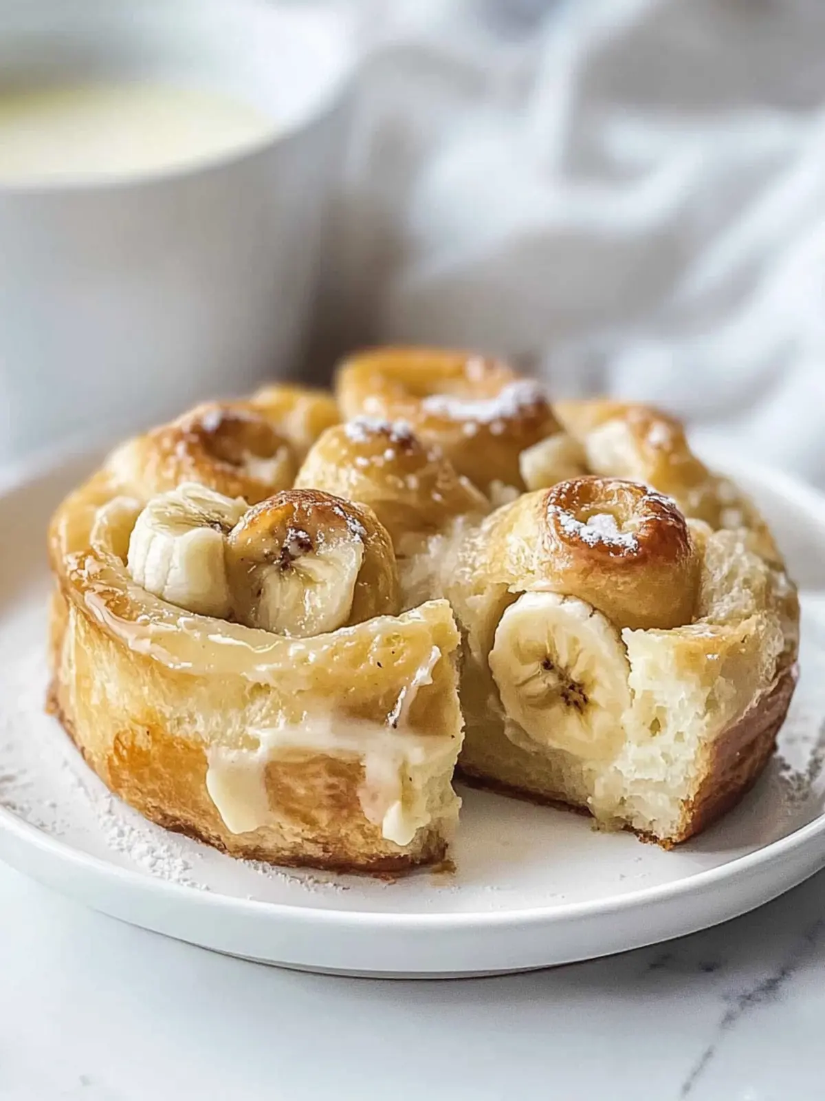 Indulge in Homemade Banana Cream Sweet Rolls Bliss 5 Banana Cream Sweet Rolls