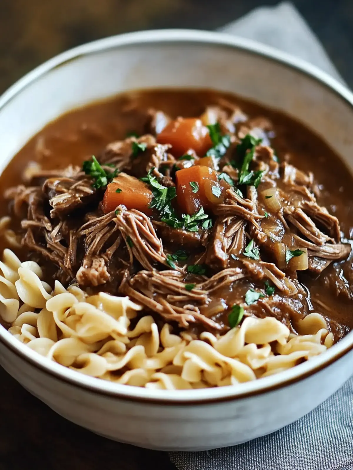 Slow Cooker Beef & Noodles: Comfort Food Made Easy 3 Slow Cooker Beef & Noodles