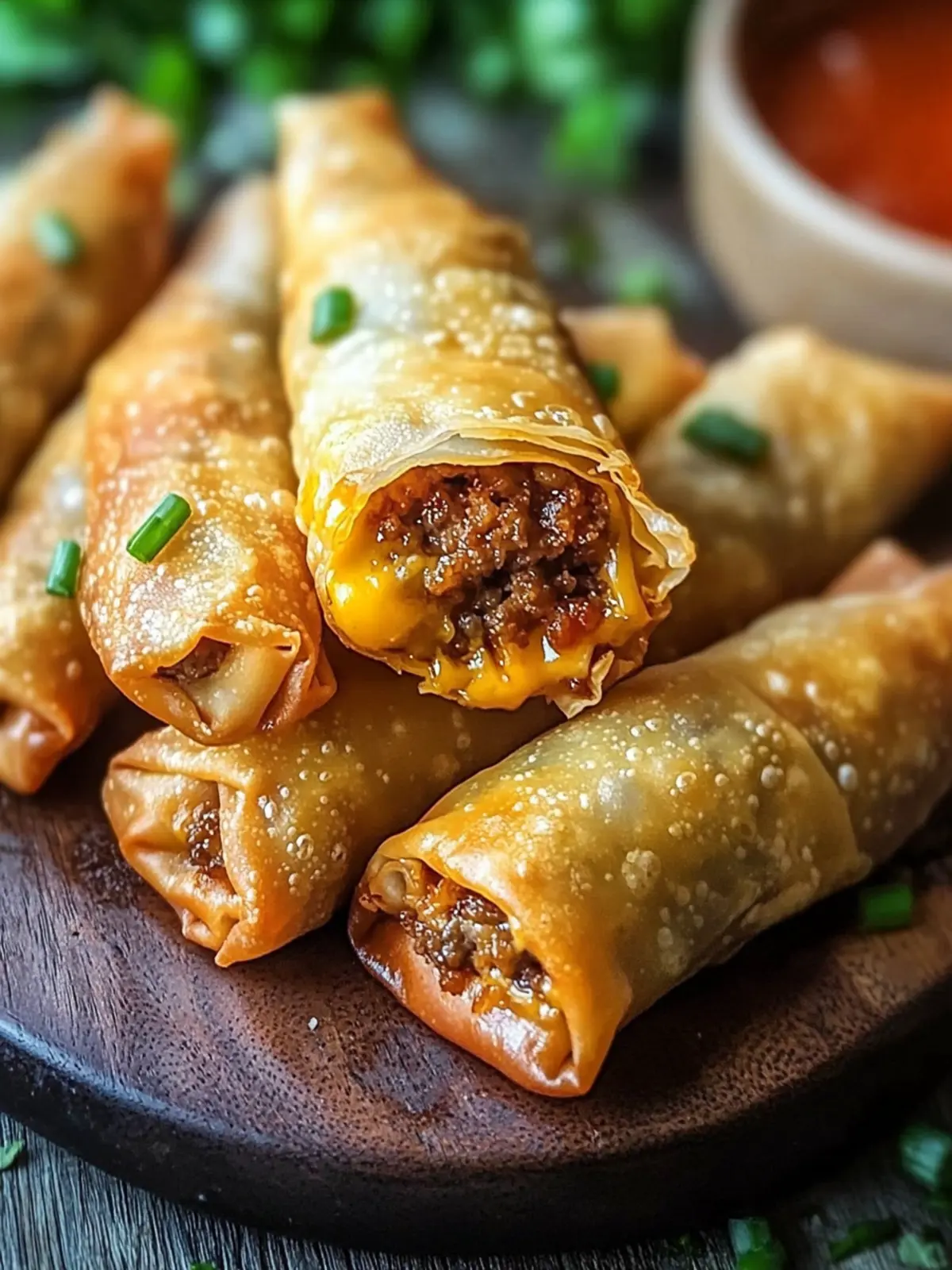 Cheeseburger Eggrolls: Flavor-Packed Party Pleasers 2 Cheeseburger Eggrolls