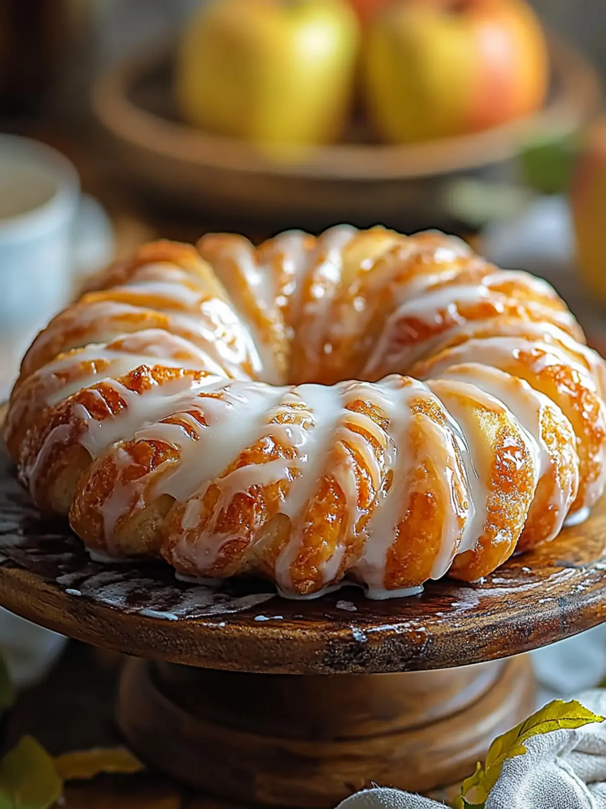 Delicious Apple Kringle with Vanilla Glaze You’ll Love 5 Apple Kringle with Vanilla Glaze