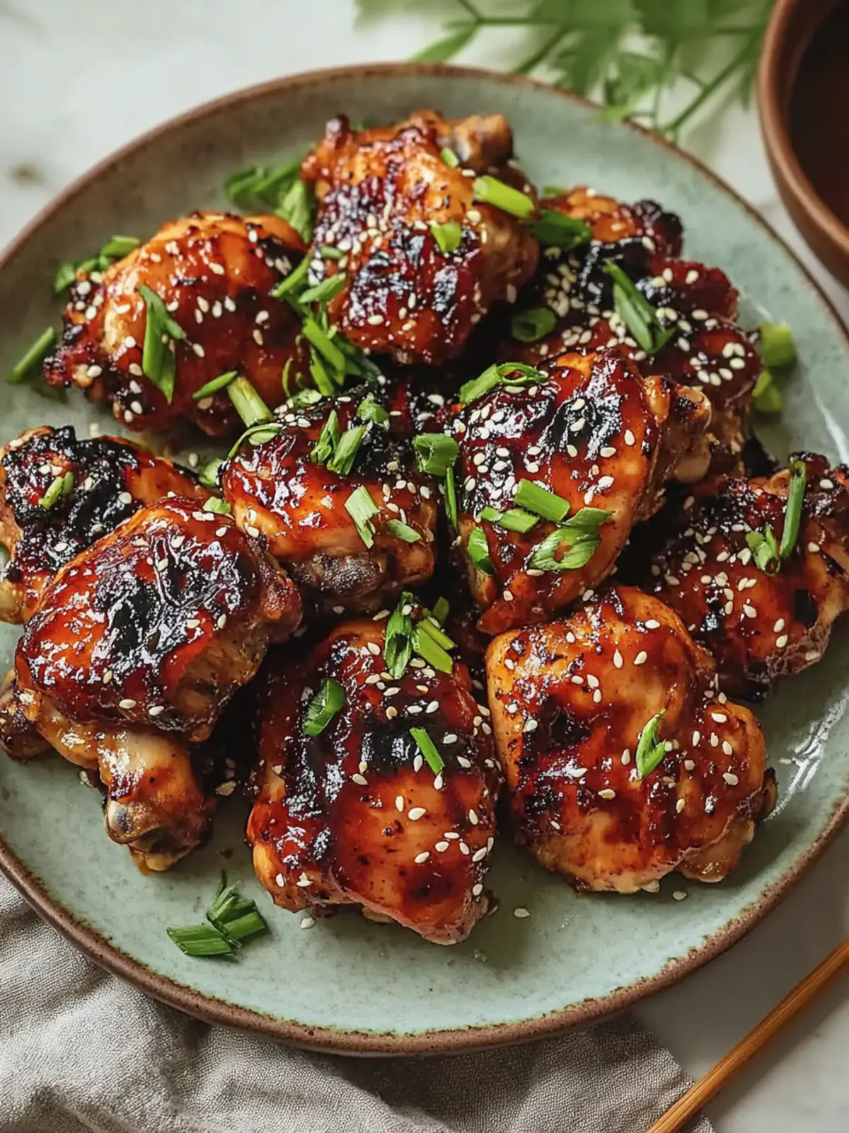 Crispy Japanese BBQ Chicken Thighs Ready in 30 Minutes 4 Crispy Japanese BBQ Chicken Thighs