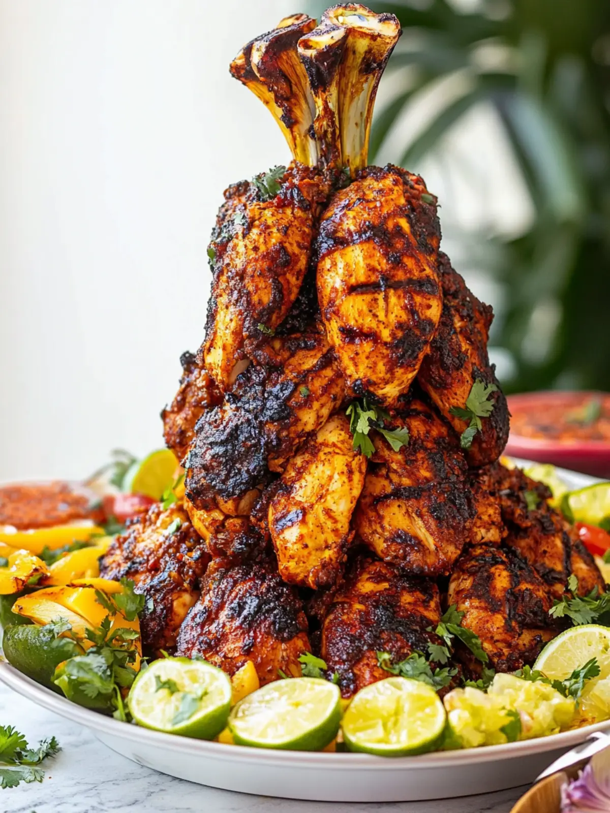 Healthy Oven Baked Chicken al Pastor with a Pineapple Twist 5 Oven Baked Chicken al Pastor