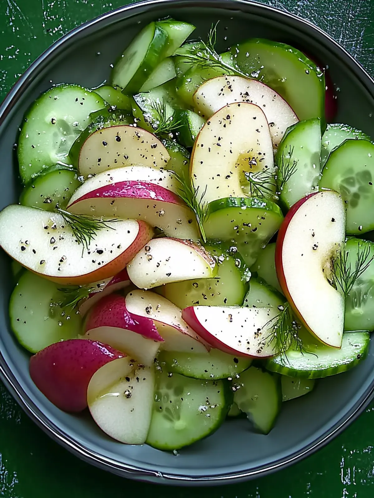 Delicious Apple Pear Cucumber Salad for Refreshing Summer Days 3 Apple Pear Cucumber Salad