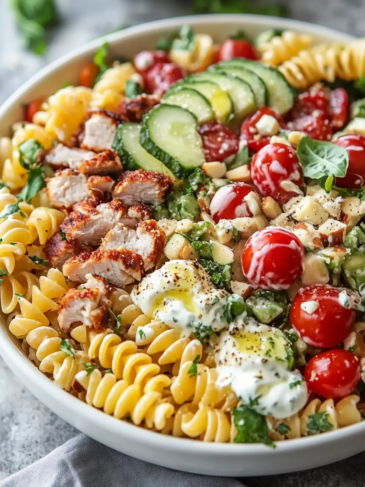 Cobb Pasta Salad: Creamy, Customizable Comfort for Every Occasion 2 Cobb Pasta Salad