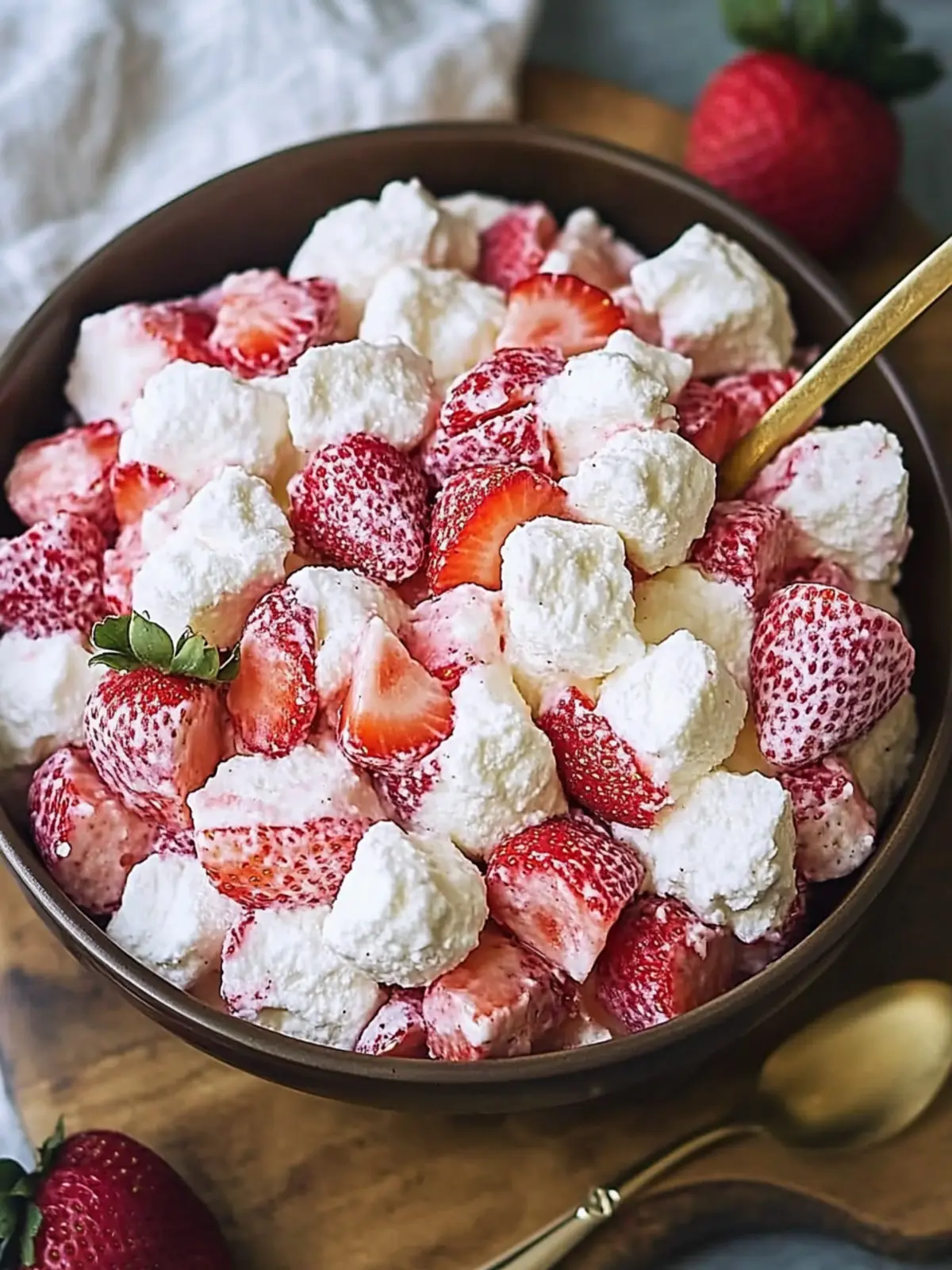 Strawberry Shortcake Fluff Salad - Your Ultimate Summer Bliss 5 Strawberry Shortcake Fluff Salad