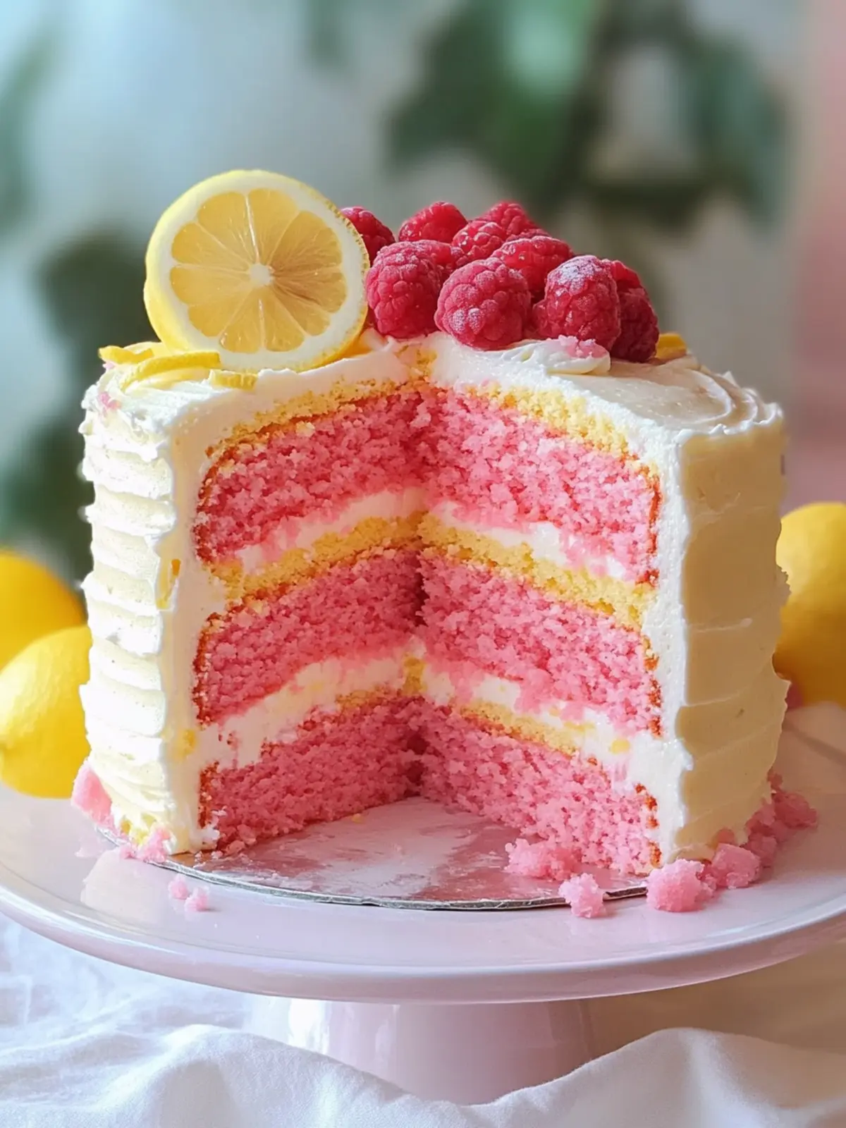 Pink Lemonade Cake: A Sweet Splash of Summer Bliss 3 Pink Lemonade Cake