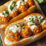 Ultimate Buffalo Chicken Meatball Sandwiches You’ll Crave 7 Buffalo Chicken Meatball Sandwiches