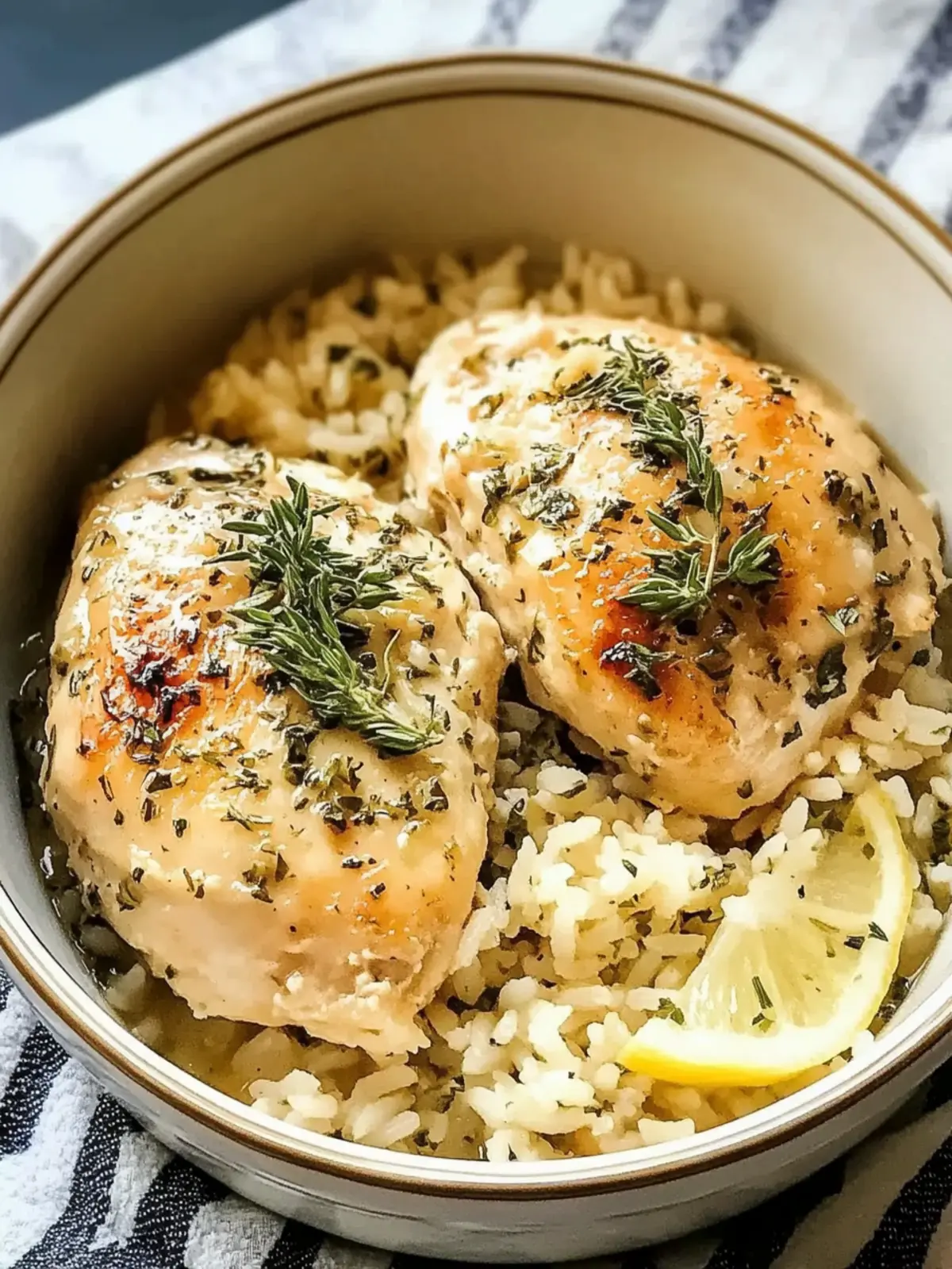 Slow Cooker Lemon Herb Chicken and Rice for Effortless Meals 3 Slow Cooker Lemon Herb Chicken and Rice