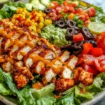 Crispy Chicken Taco Salad: Quick, Healthy, and Delicious! 9 Crispy Chicken Taco Salad