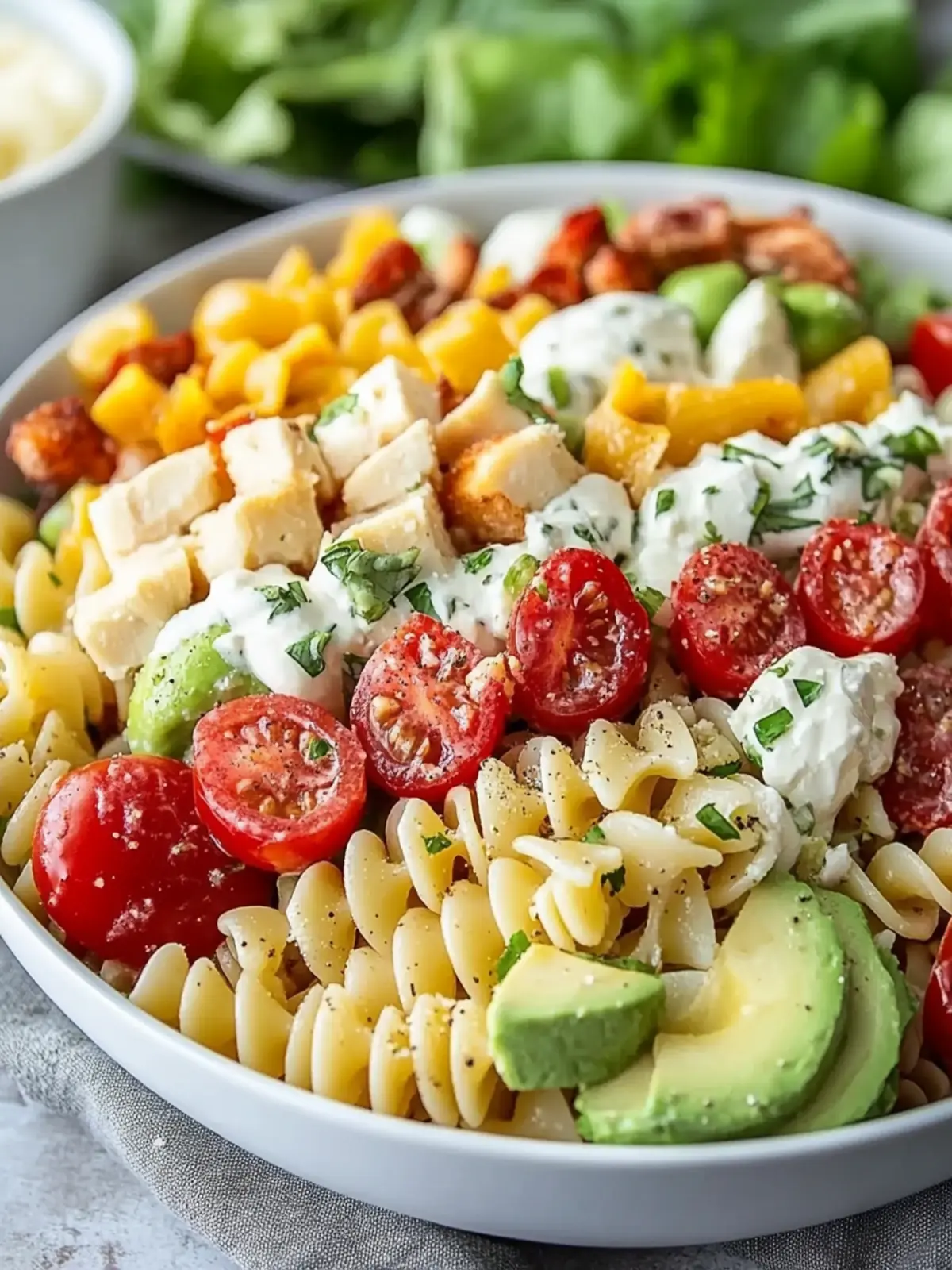 Cobb Pasta Salad: Creamy, Customizable Comfort for Every Occasion 3 Cobb Pasta Salad