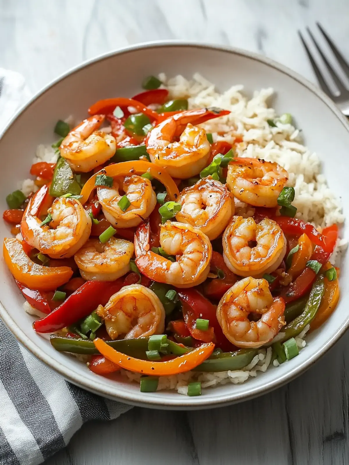 Savor Shrimp and Bell Pepper Stir Fry in Just 20 Minutes 2 Shrimp and Bell Pepper Stir Fry