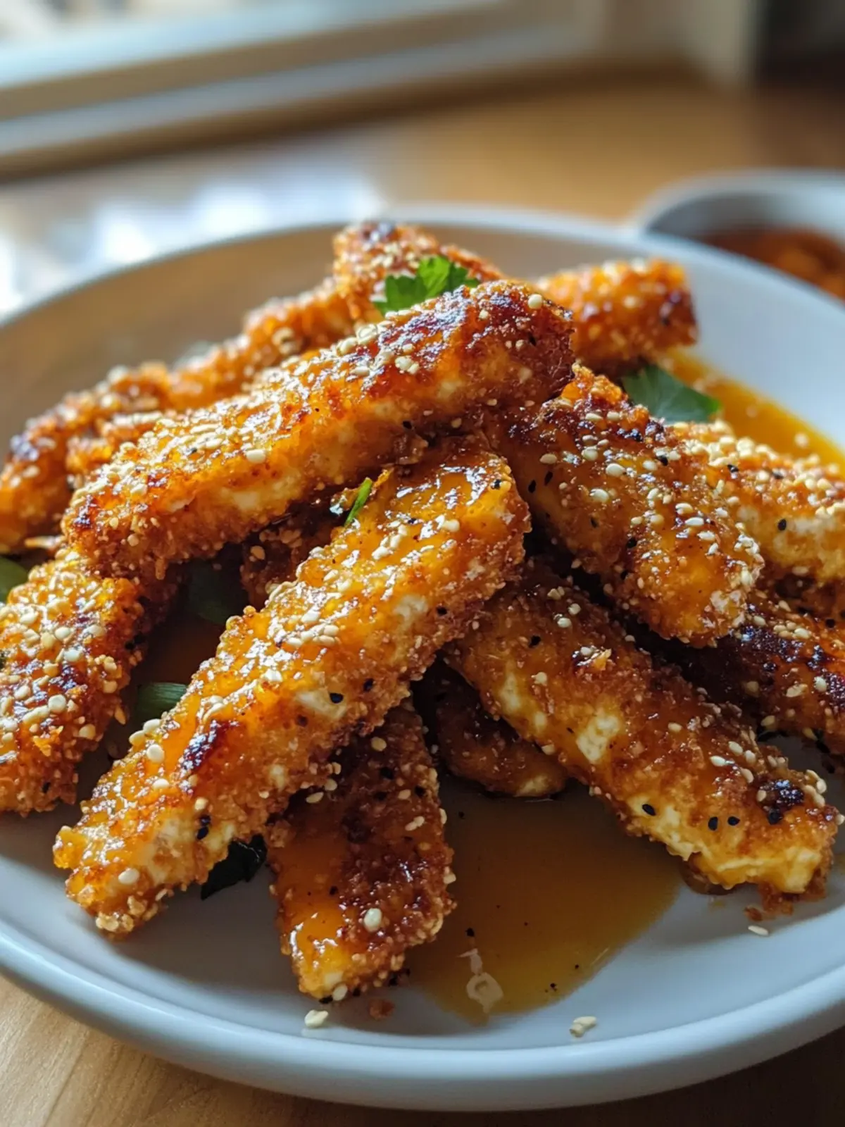 Crispy Honey Mustard Tofu Tenders You’ll Love at Home 4 Honey Mustard Tofu Tenders