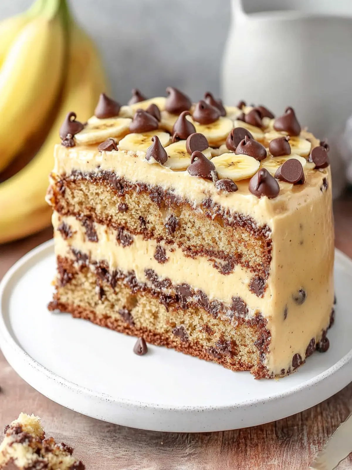Indulge in Bliss: Homemade Banana Chocolate Chip Cake 4 Banana Chocolate Chip Cake