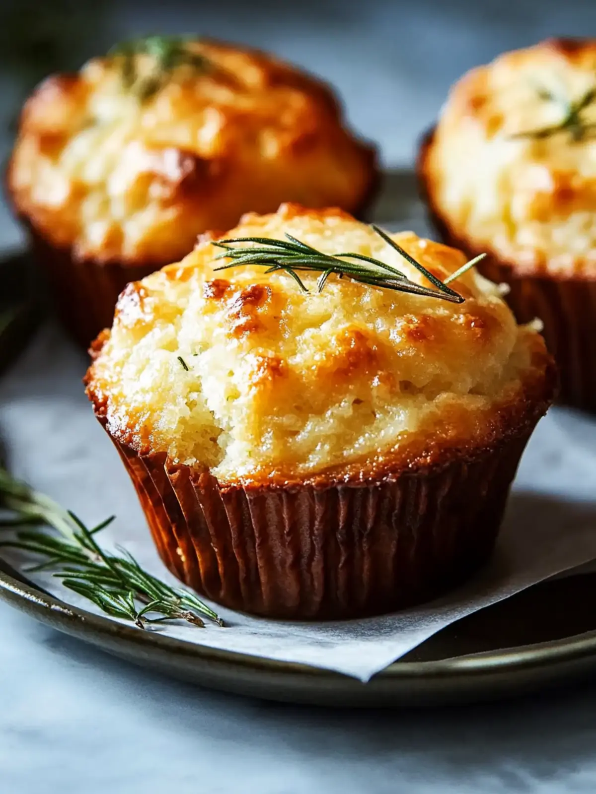 Parmesan Rosemary Muffins: Savory Bliss in Every Bite 4 Parmesan Rosemary Muffins