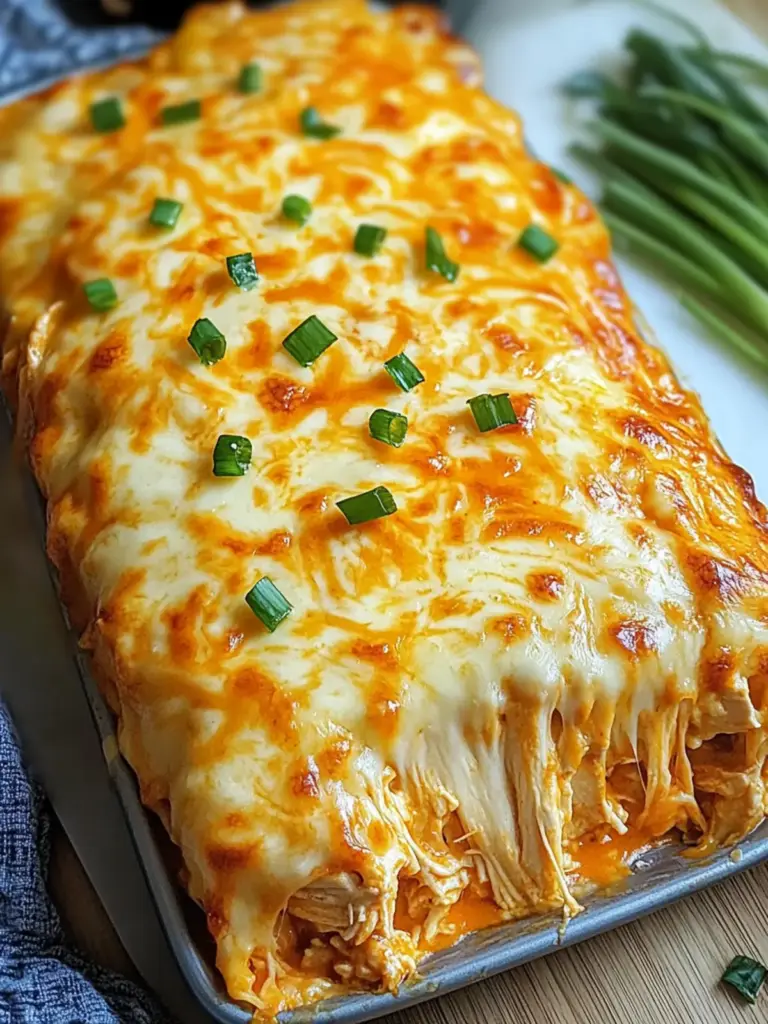 Buffalo Chicken Cheese Bake