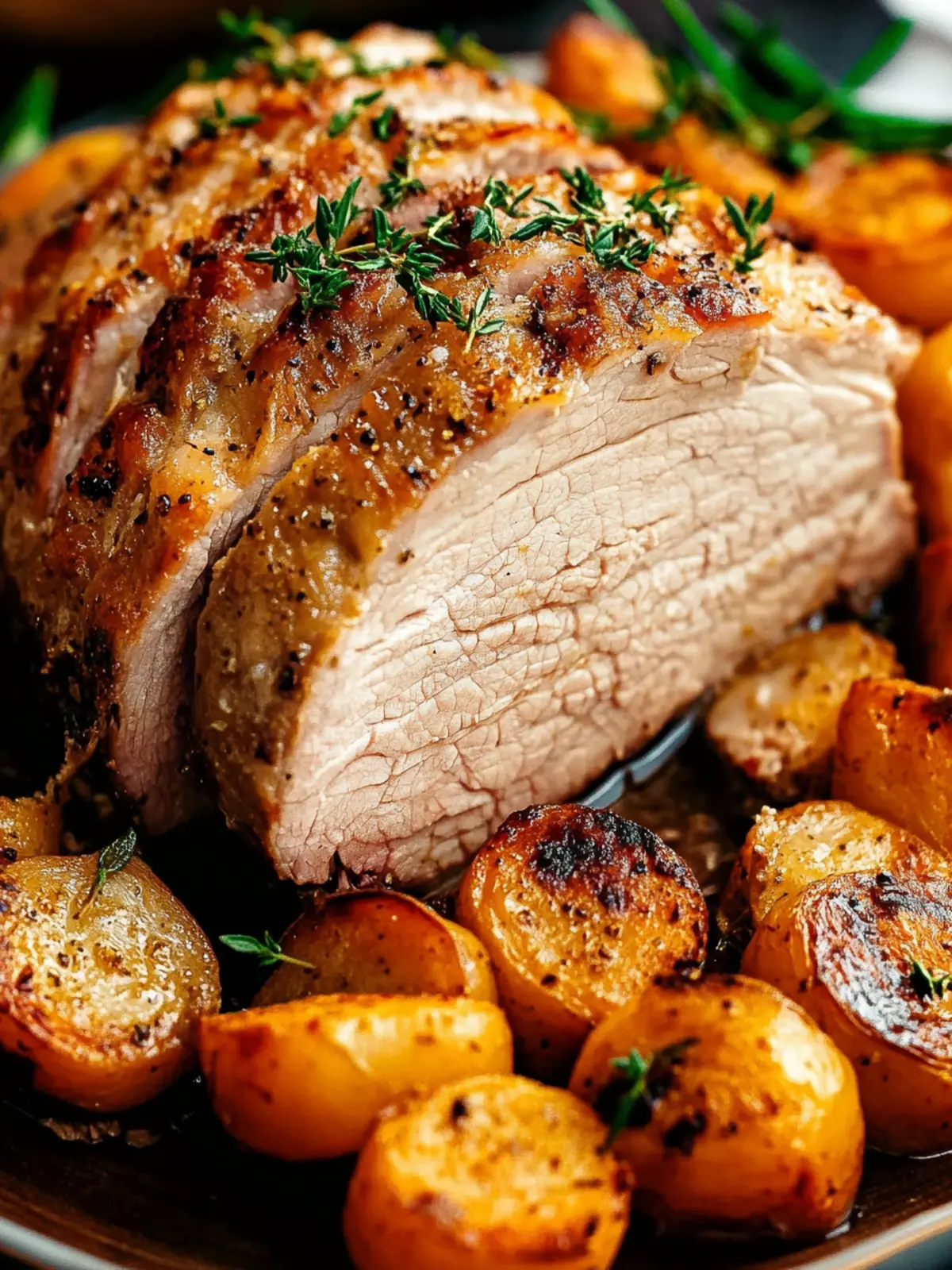 Tender and Juicy Pork Loin Roast with Savory Veggies 4 Tender and Juicy Pork Loin Roast