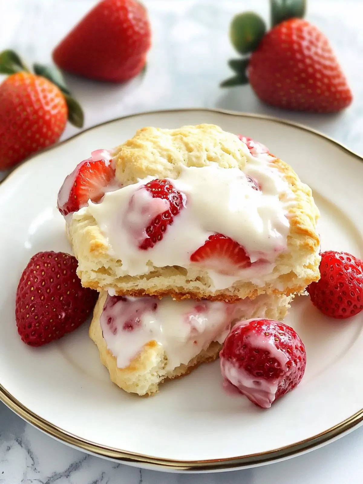 Strawberries and Cream Scones for the Perfect Morning Bliss 3 Strawberries and Cream Scones