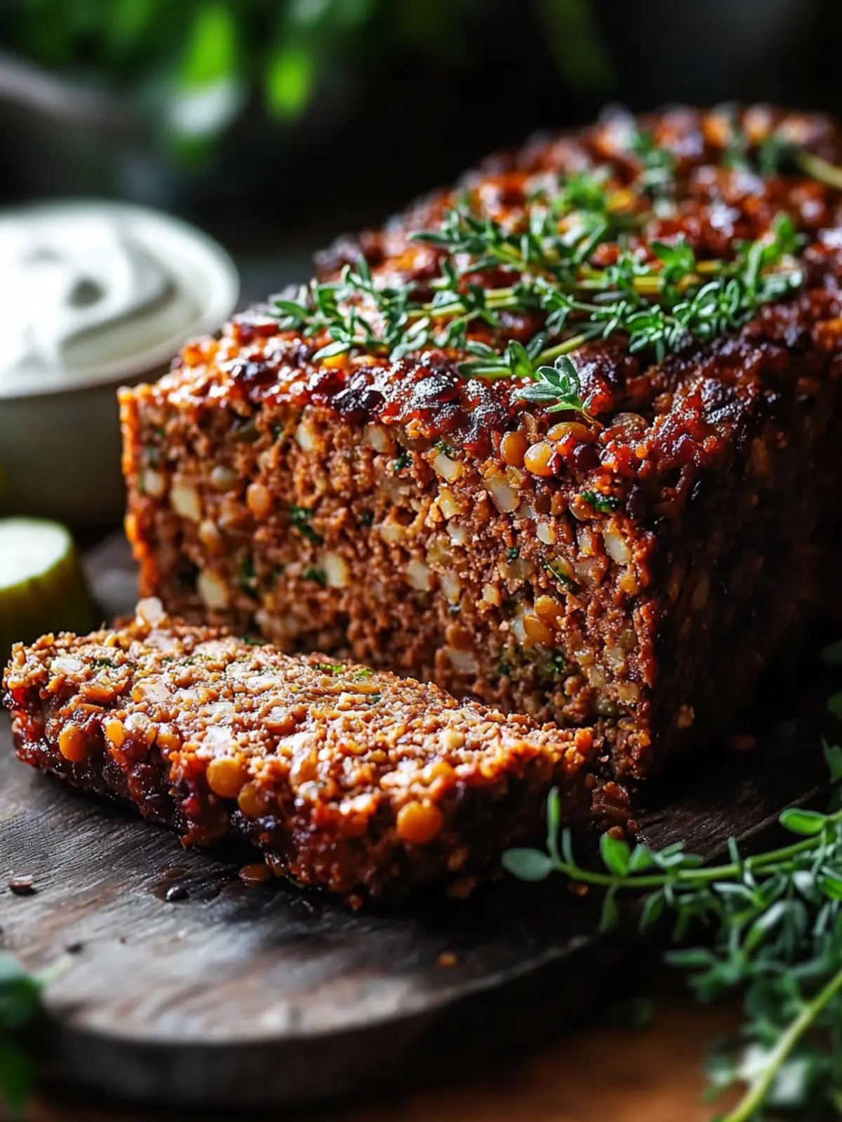 Lentil Meatloaf: Hearty, Plant-Based Comfort in Every Slice 2 Lentil Meatloaf