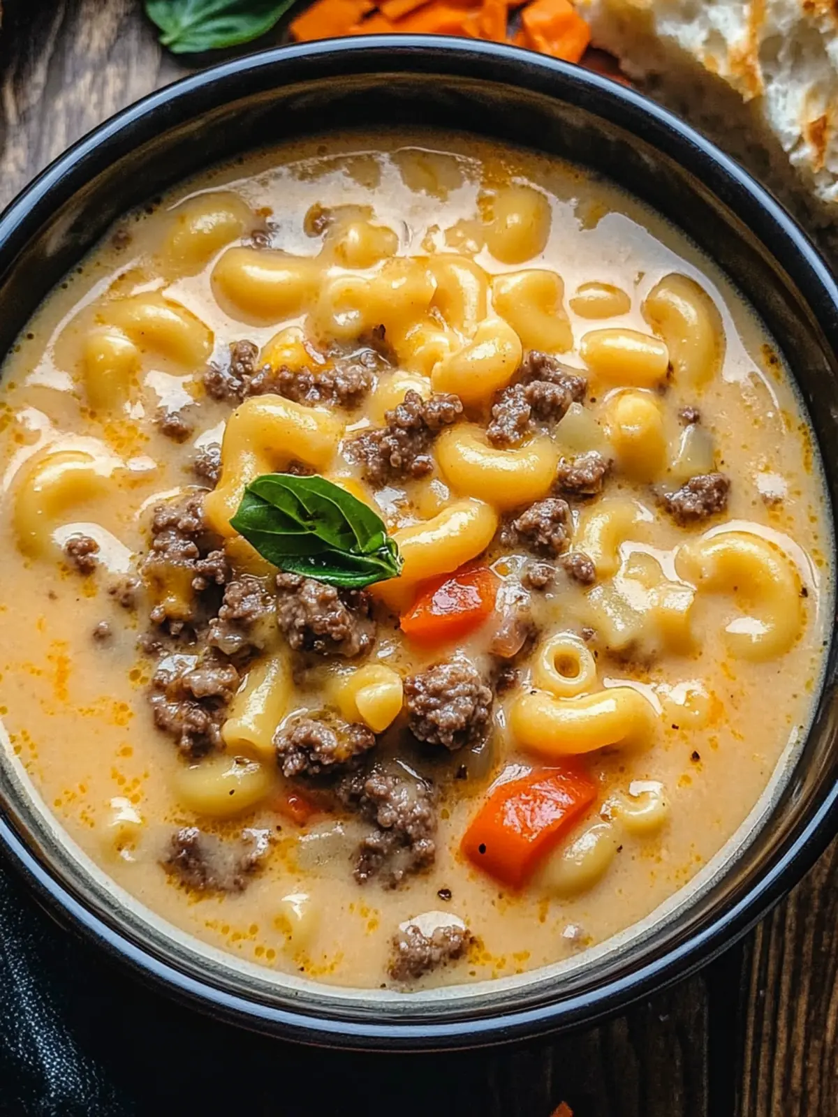 Cheeseburger Macaroni Soup: Cozy Comfort in Every Spoonful 3 Cheeseburger Macaroni Soup