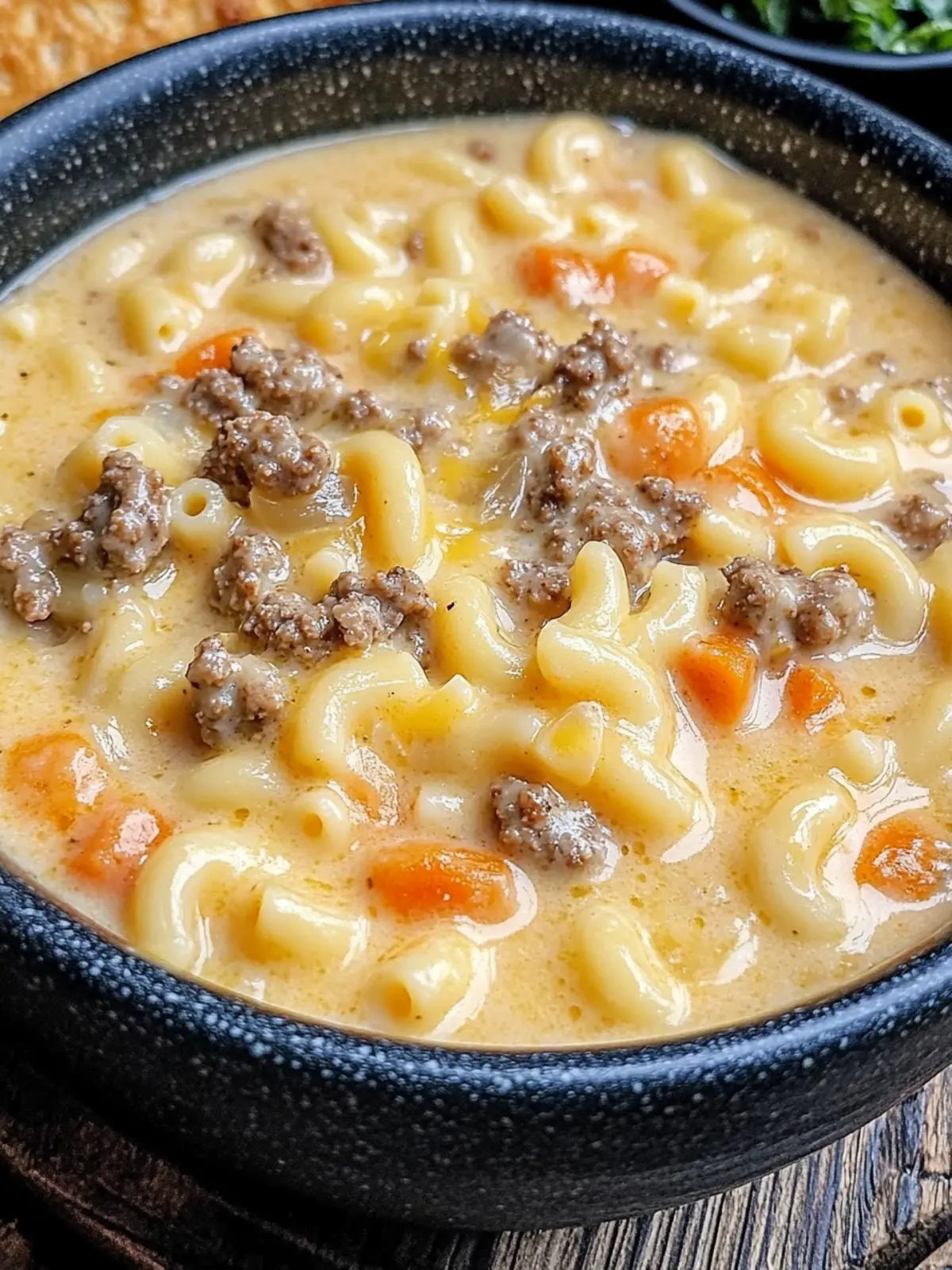 Cheeseburger Macaroni Soup: Cozy Comfort in Every Spoonful 4 Cheeseburger Macaroni Soup