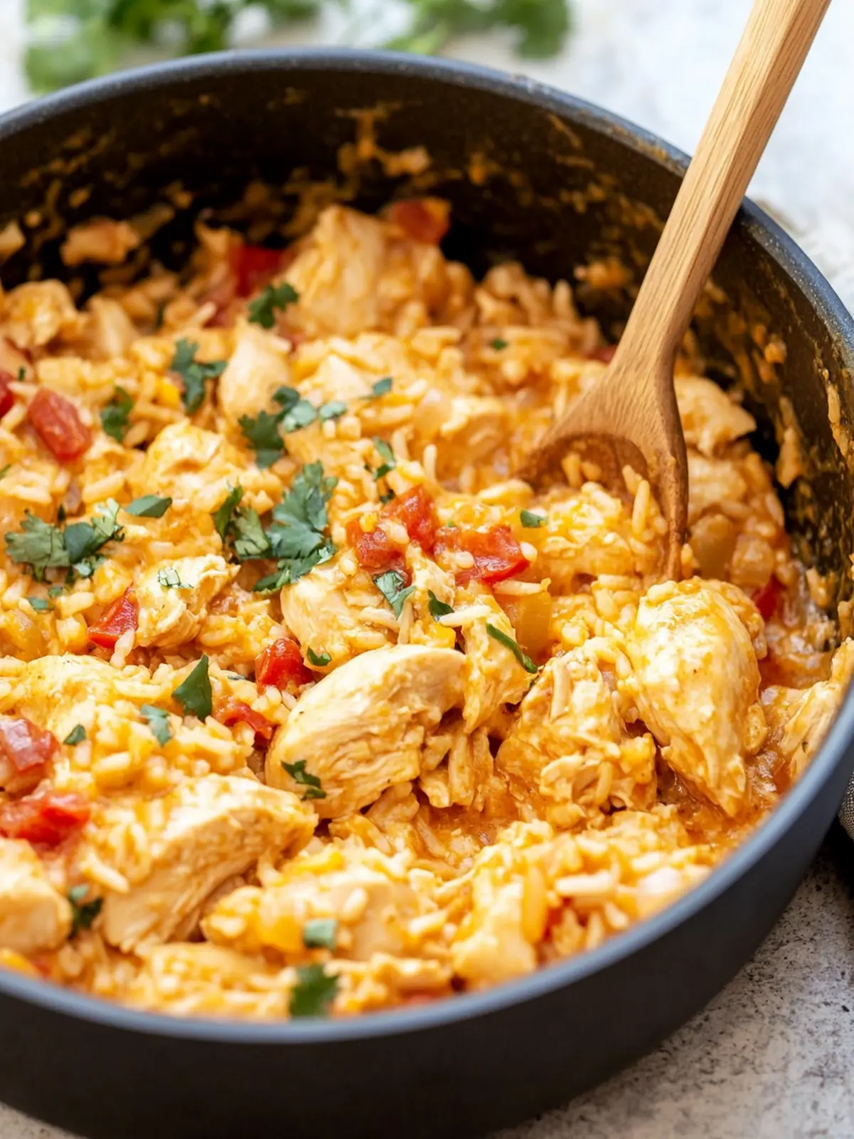 One Pot Queso Chicken and Rice for Ultimate Comfort Food Bliss 4 One Pot Queso Chicken and Rice