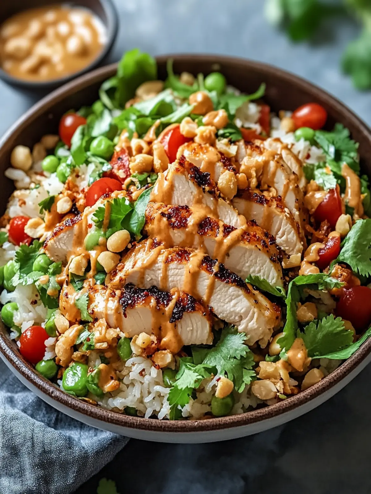 Savor Chicken Crispy Rice Salad with Creamy Peanut Bliss 3 Savor Chicken Crispy Rice Salad with Creamy Peanut