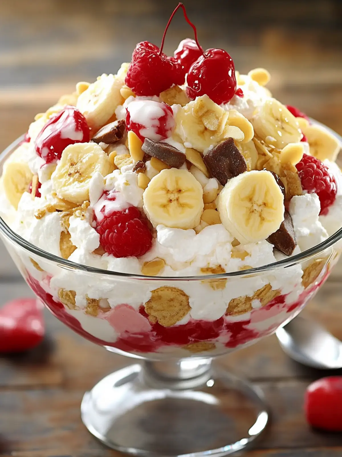 Chill Out with Irresistible Banana Split Fluff Salad! 5 Banana Split Fluff Salad