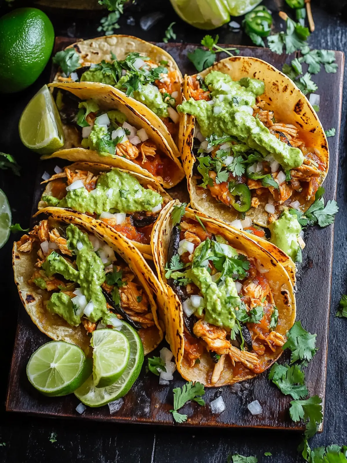 Crispy Poblano Chicken Tacos with Zesty Avocado Salsa Magic 3 crispy poblano chicken tacos