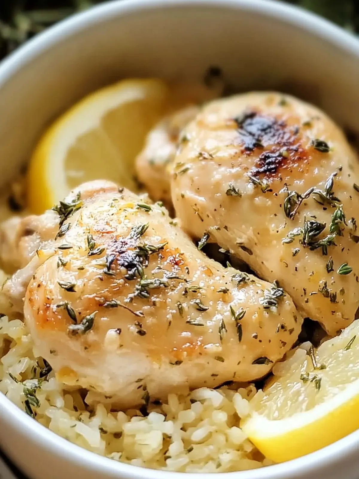 Slow Cooker Lemon Herb Chicken and Rice for Effortless Meals 2 Slow Cooker Lemon Herb Chicken and Rice