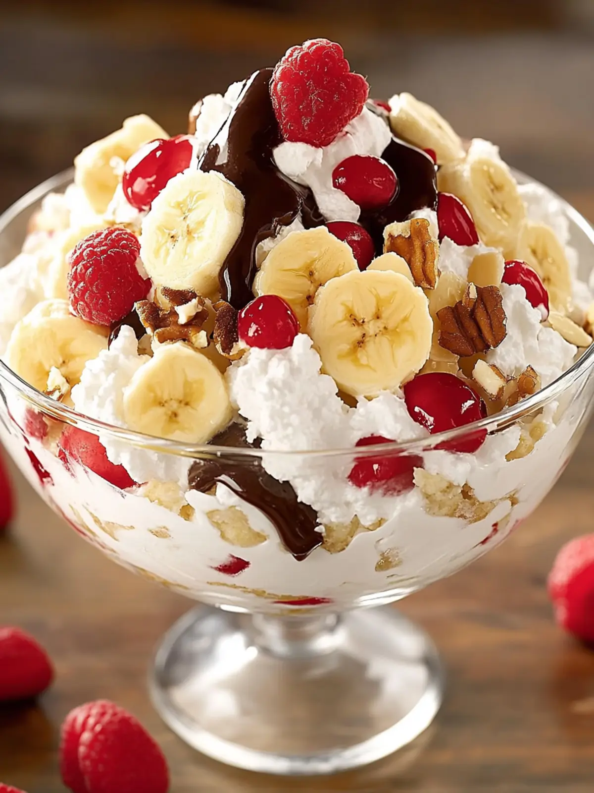 Chill Out with Irresistible Banana Split Fluff Salad! 3 Banana Split Fluff Salad